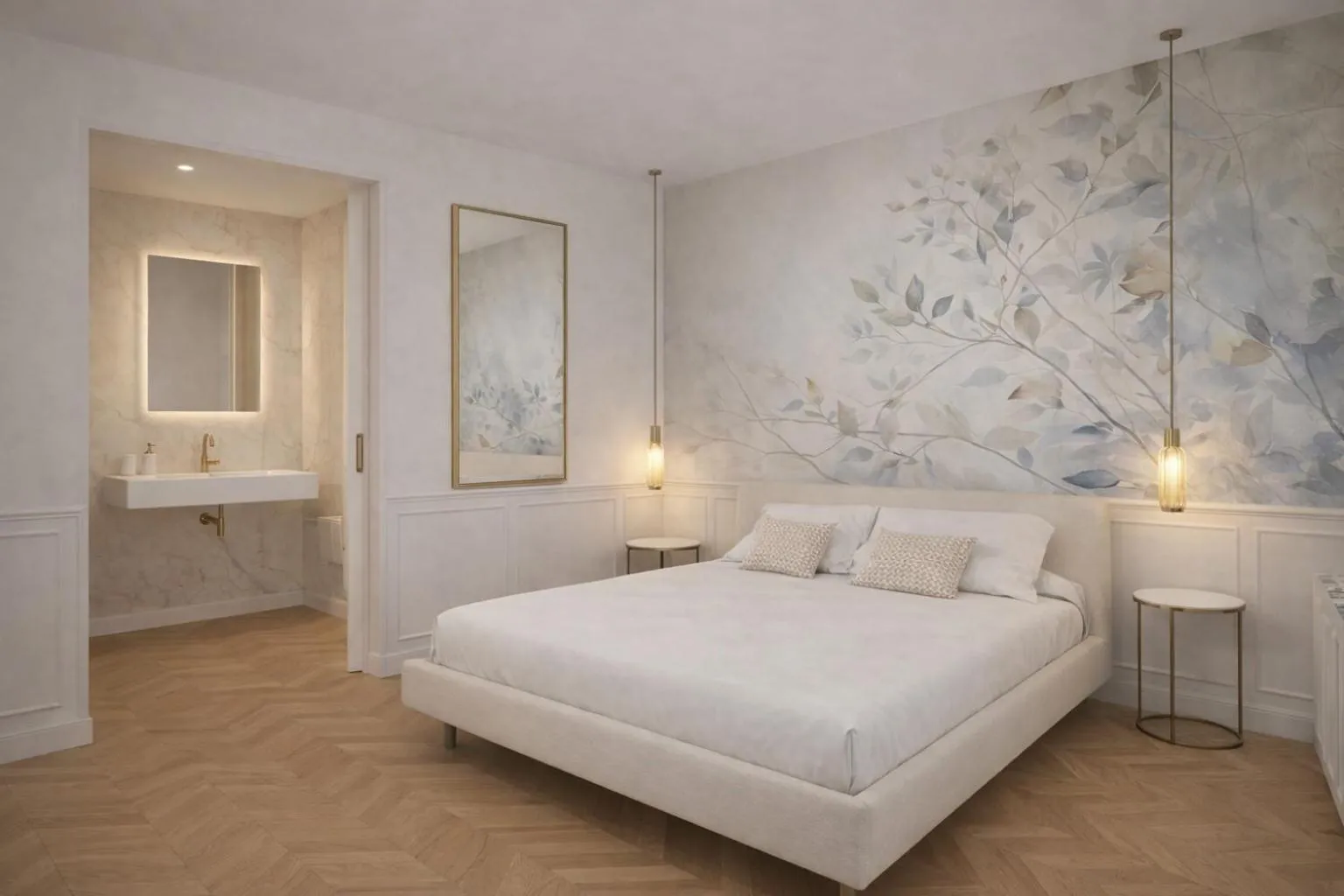 Bedroom, Bed in Private Villa at Villa al Duomo