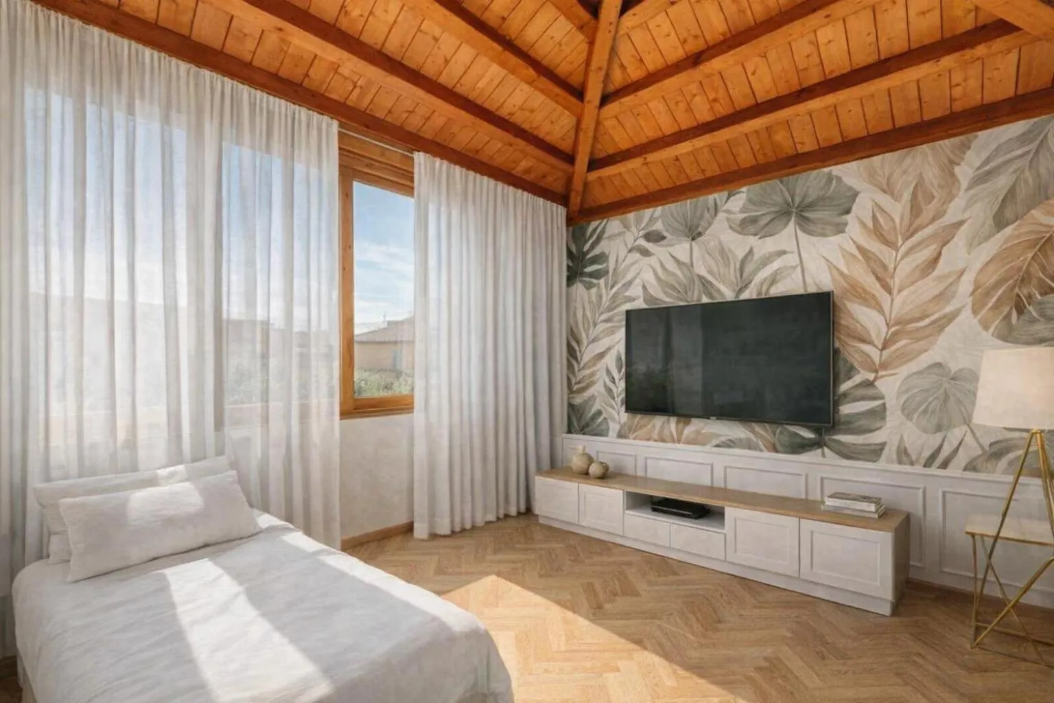 Lounge or bar, Bed in Private Villa at Villa al Duomo
