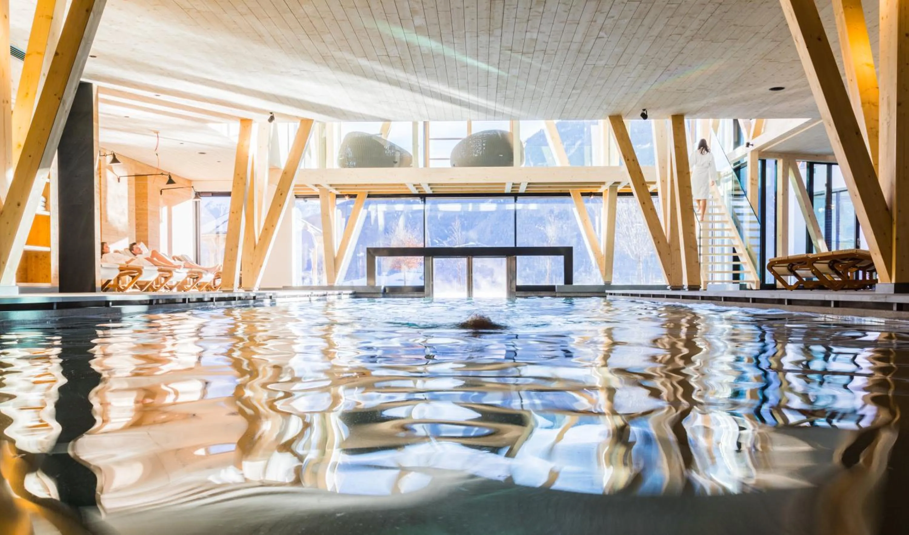 Swimming pool in Hotel Garberhof
