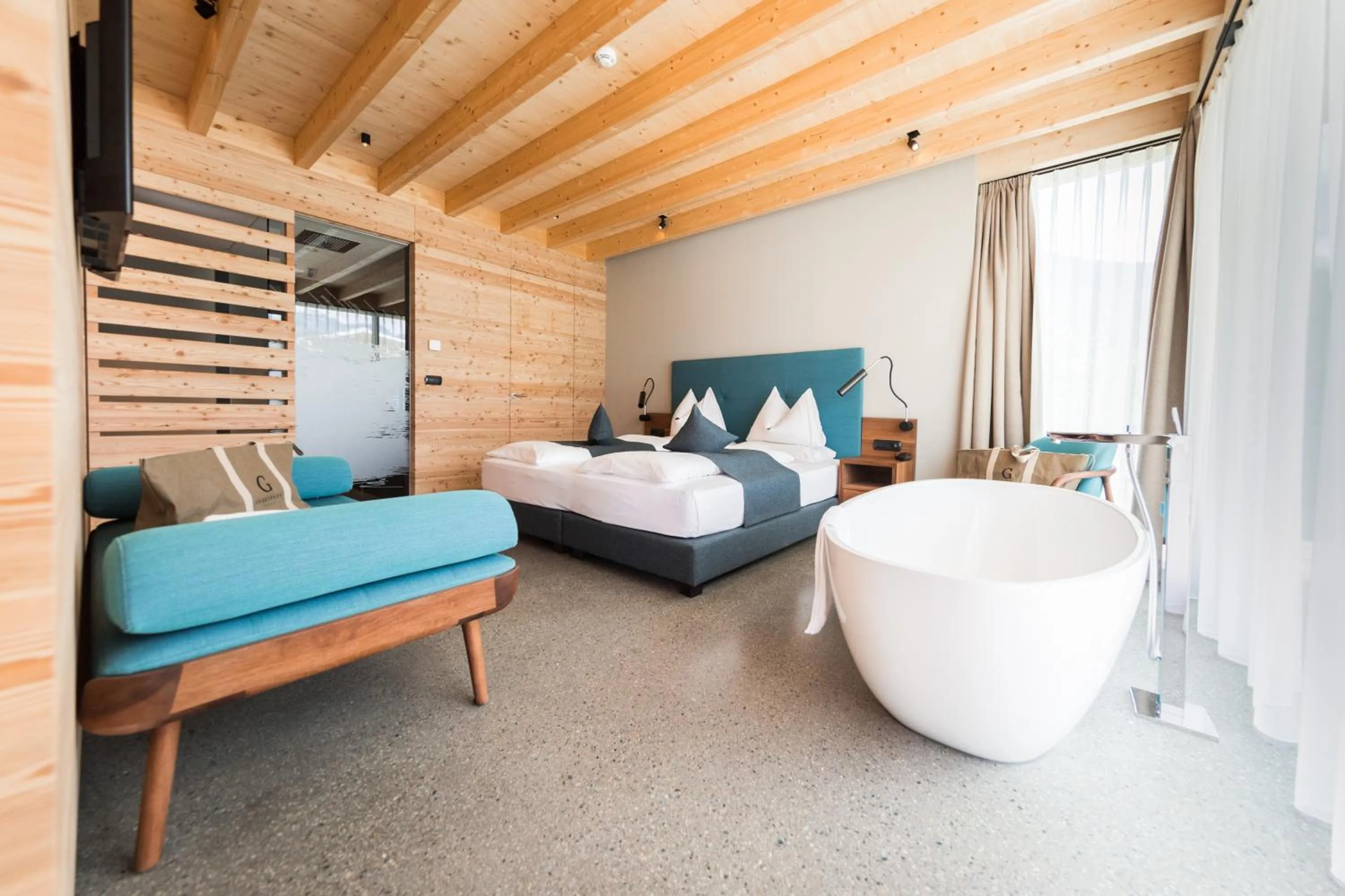 Bed in Hotel Garberhof