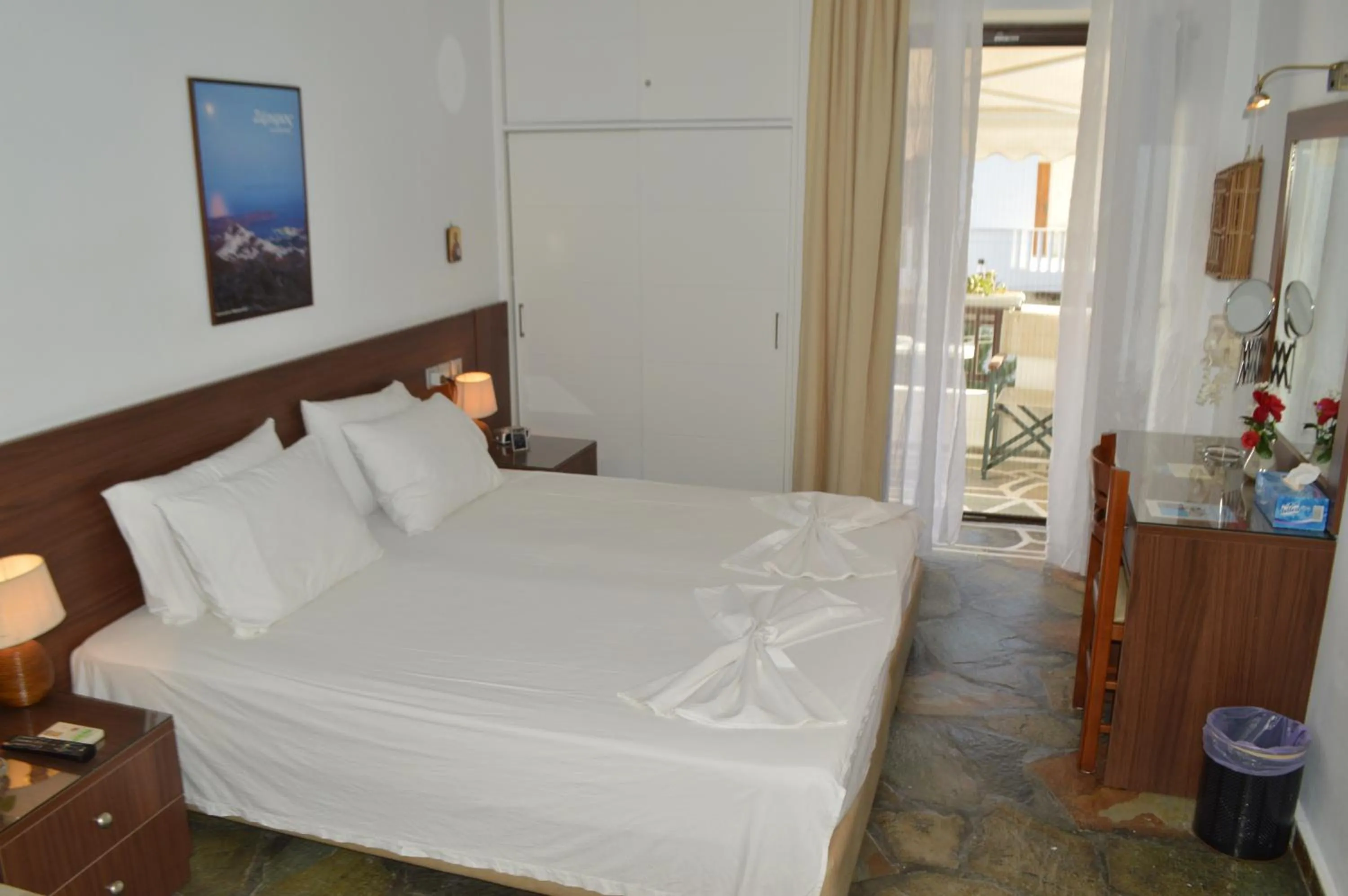 Bed in Pergola