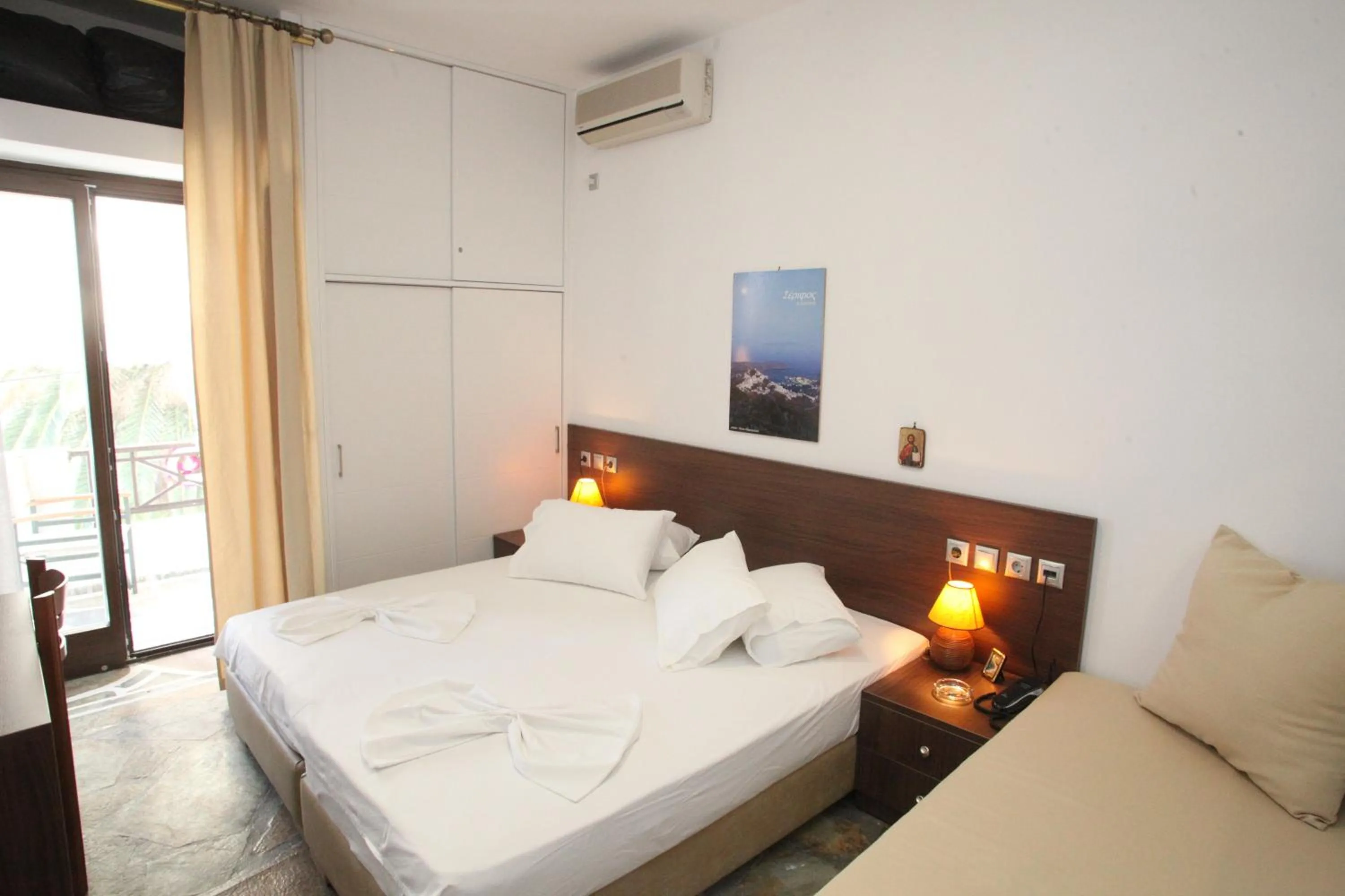 Bed in Pergola