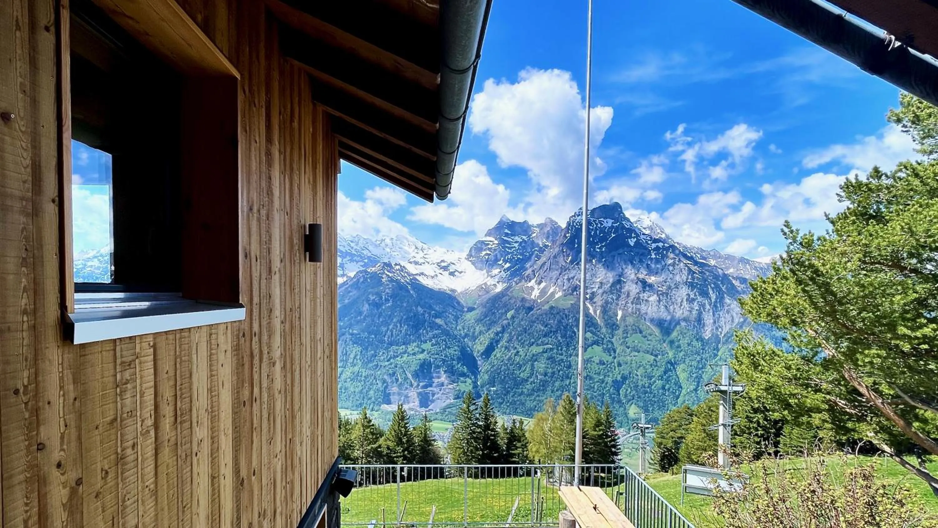 Mountain view in Berggasthaus Eggberge - Boutique Mountain Hotel - Access via Cablecar