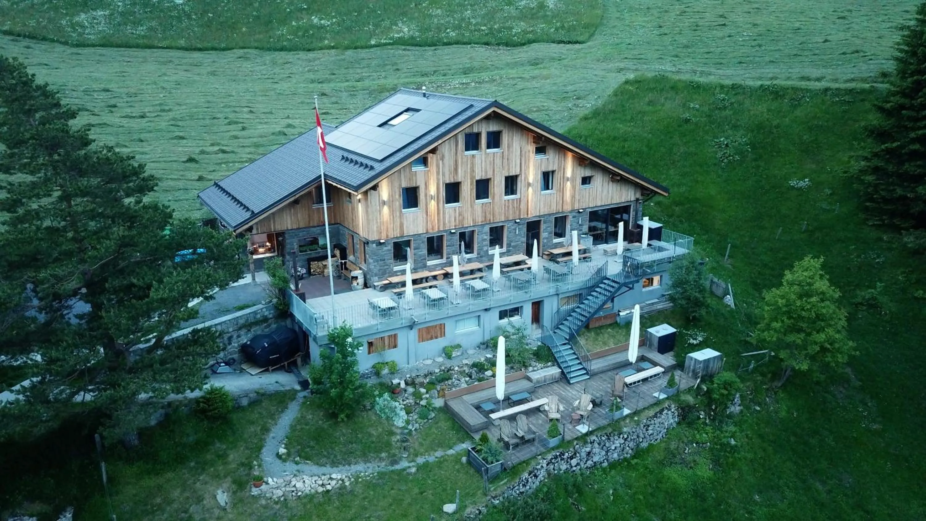 Property building in Berggasthaus Eggberge - Boutique Mountain Hotel - Access via Cablecar