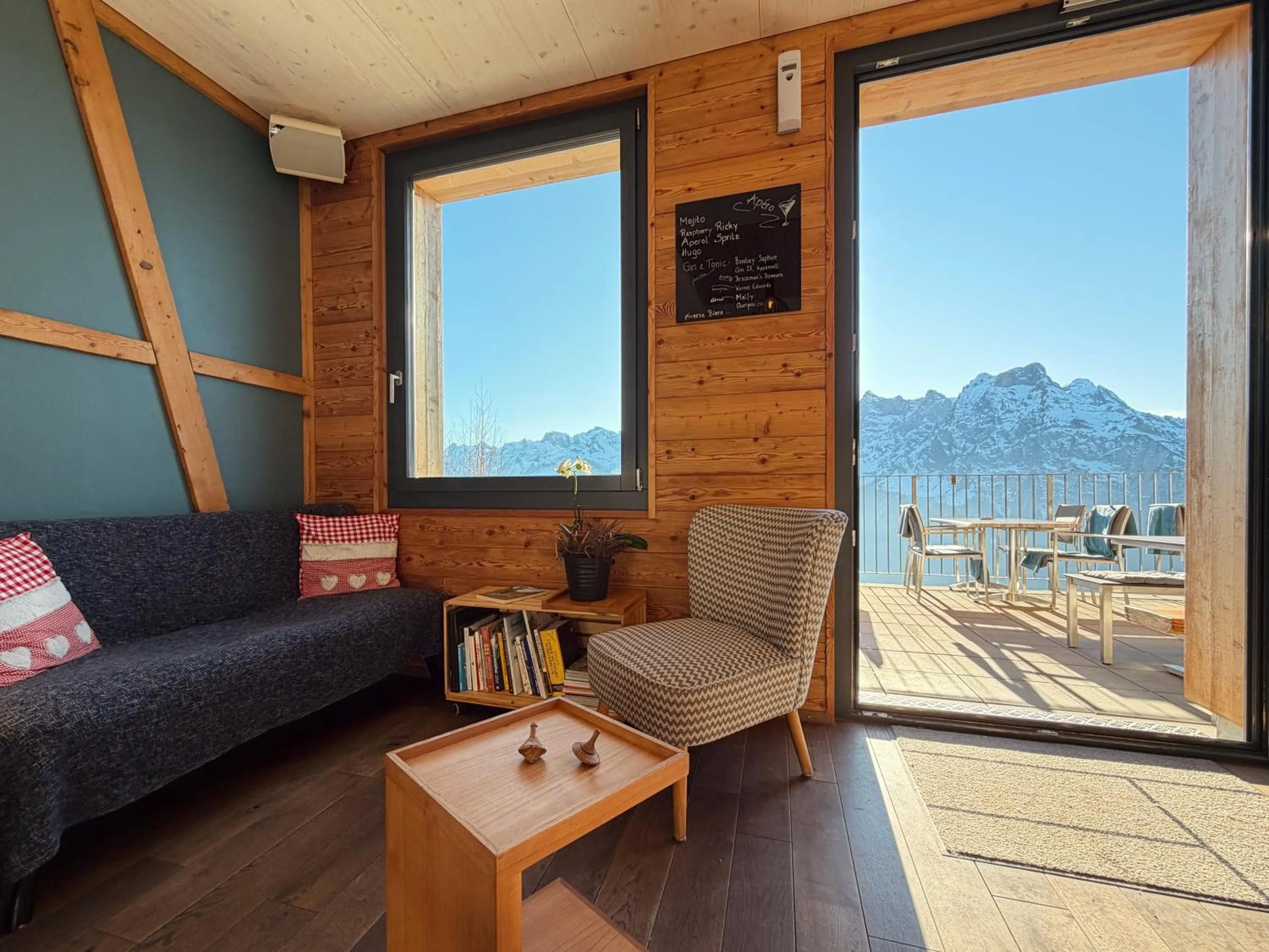 View (from property/room) in Berggasthaus Eggberge - Boutique Mountain Hotel - Access via Cablecar