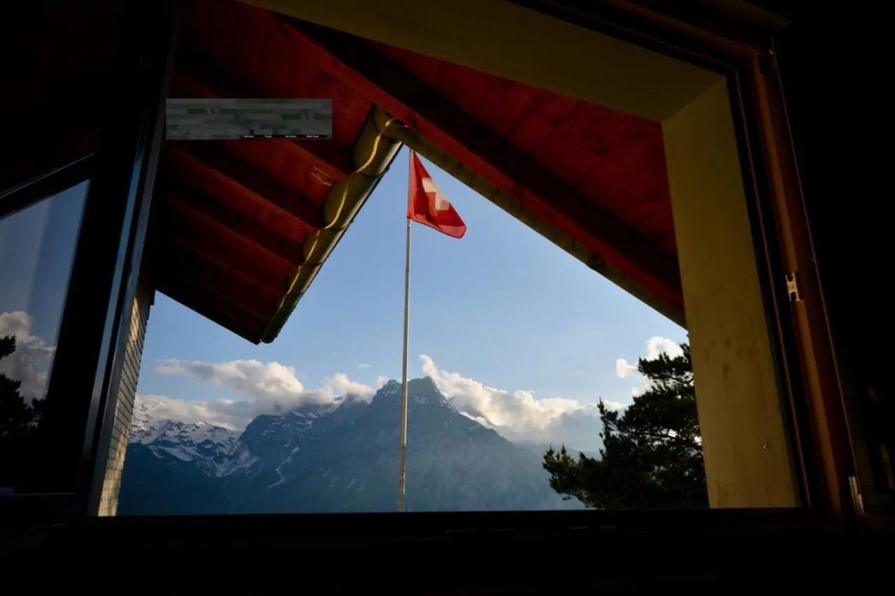 Mountain view in Berggasthaus Eggberge - Boutique Mountain Hotel - Access via Cablecar