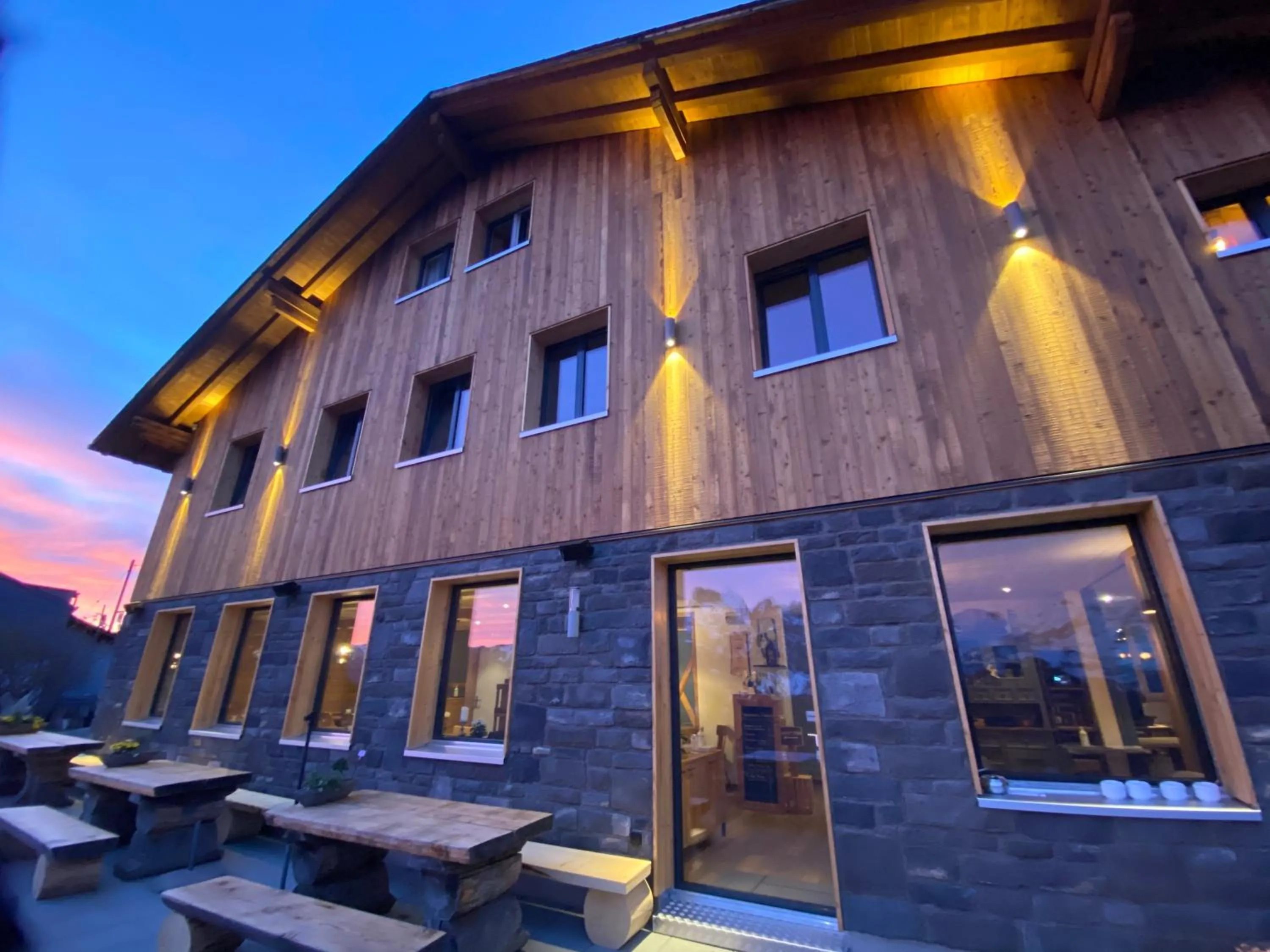 Property building in Berggasthaus Eggberge - Boutique Mountain Hotel - Access via Cablecar