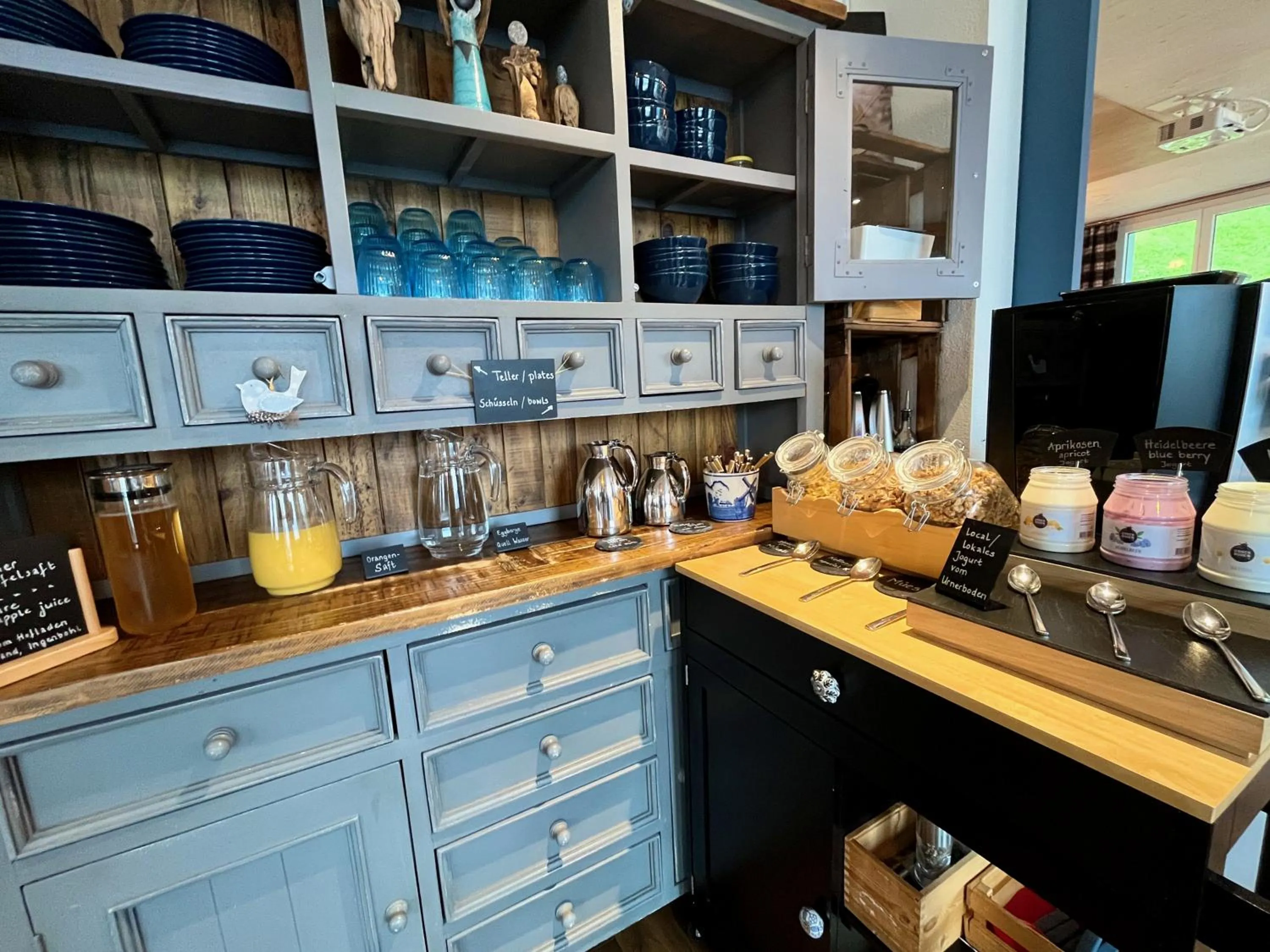 Buffet breakfast in Berggasthaus Eggberge - Boutique Mountain Hotel - Access via Cablecar