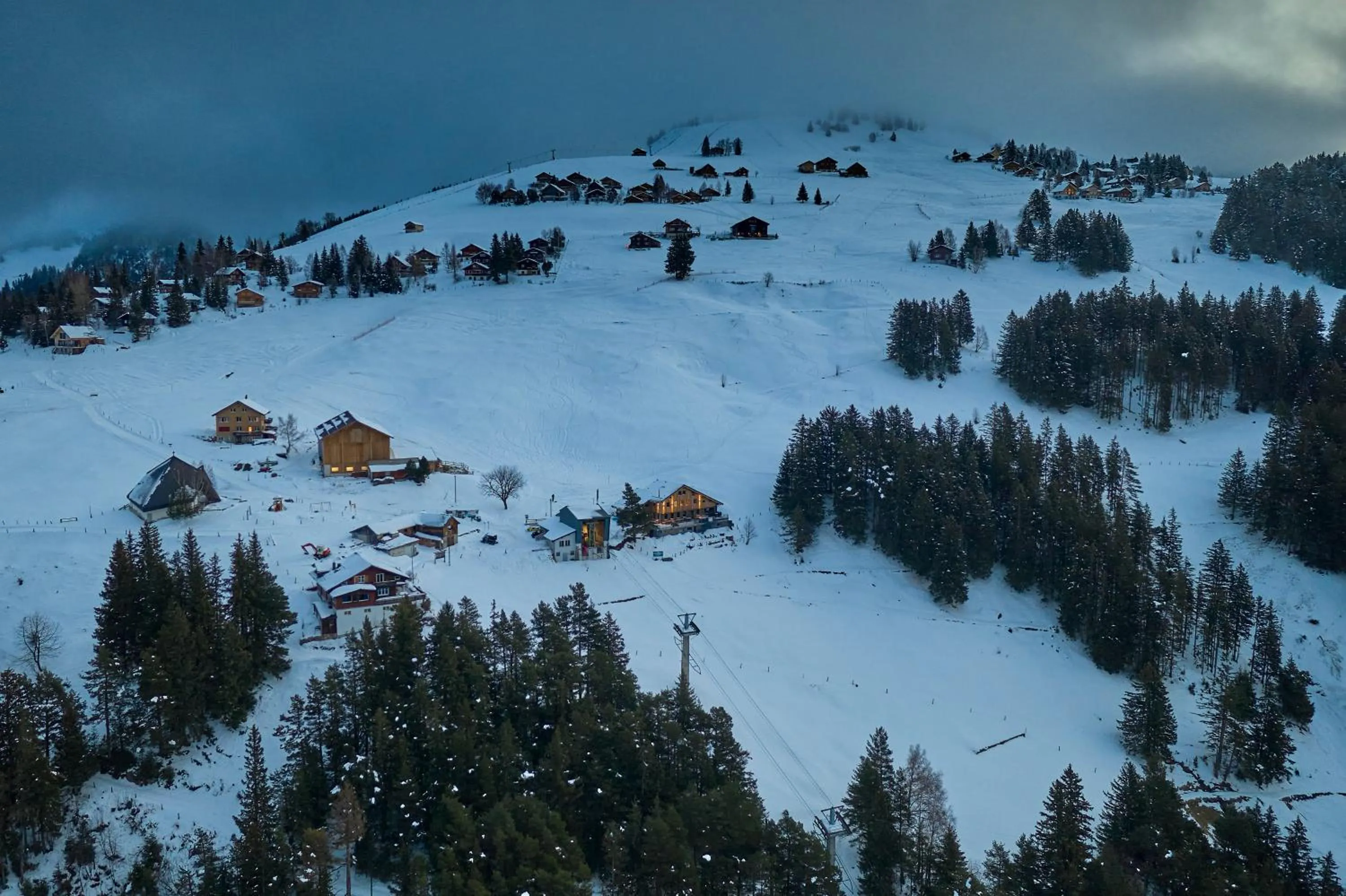 Text overlay in Berggasthaus Eggberge - Boutique Mountain Hotel - Access via Cablecar