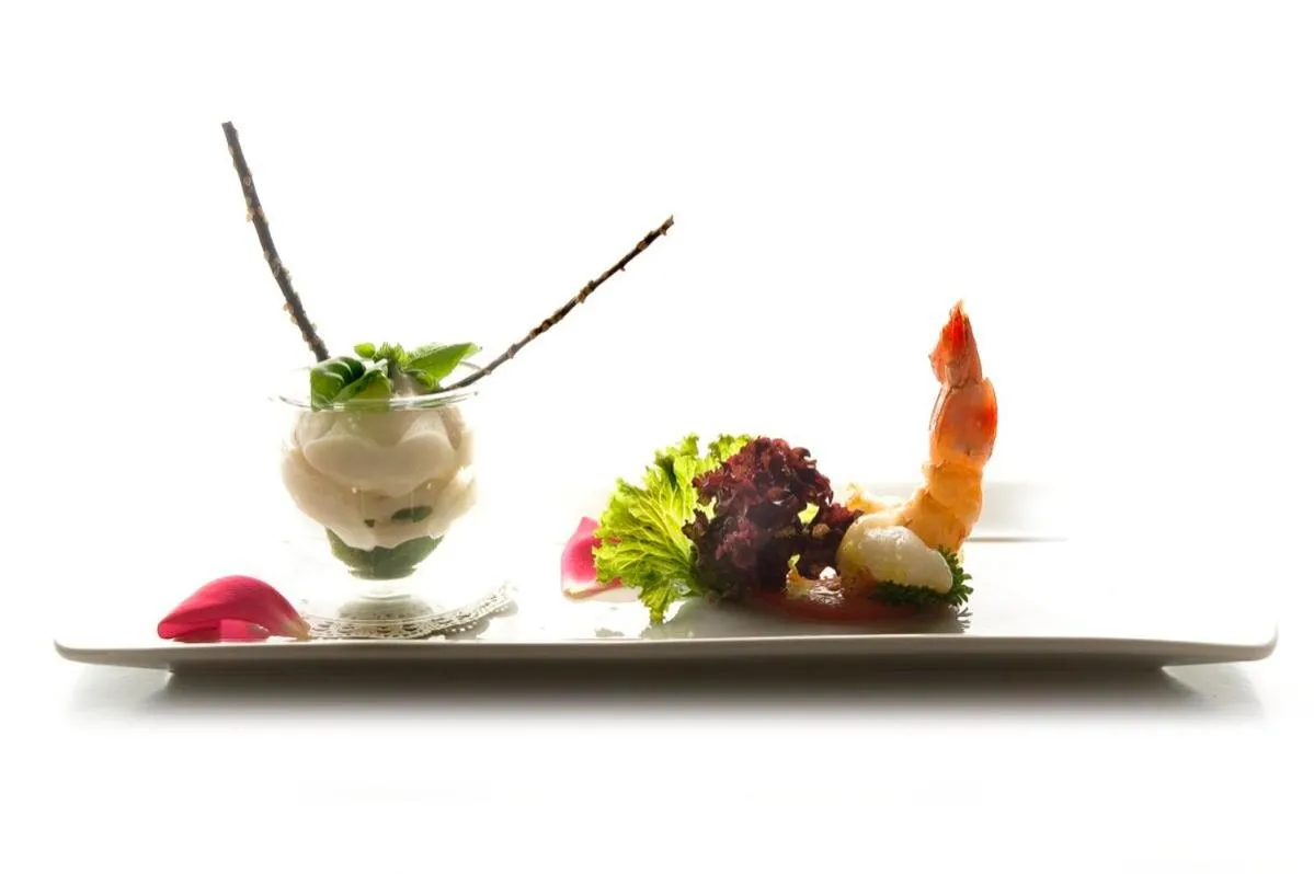 Food close-up in Hotel Restaurant Kirchsteiger