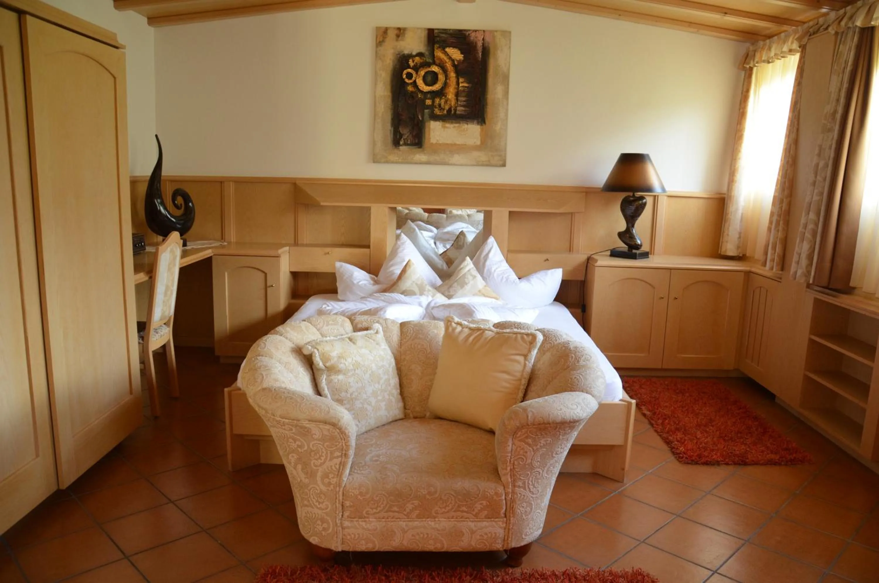 Bed in Hotel Restaurant Kirchsteiger