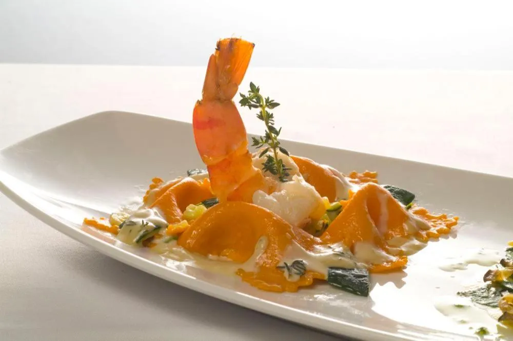 Food close-up in Hotel Restaurant Kirchsteiger