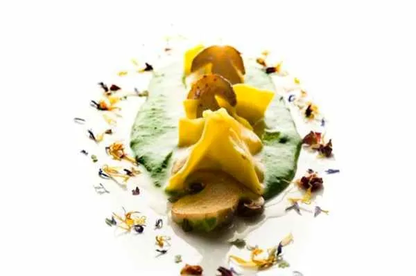 Food close-up in Hotel Restaurant Kirchsteiger