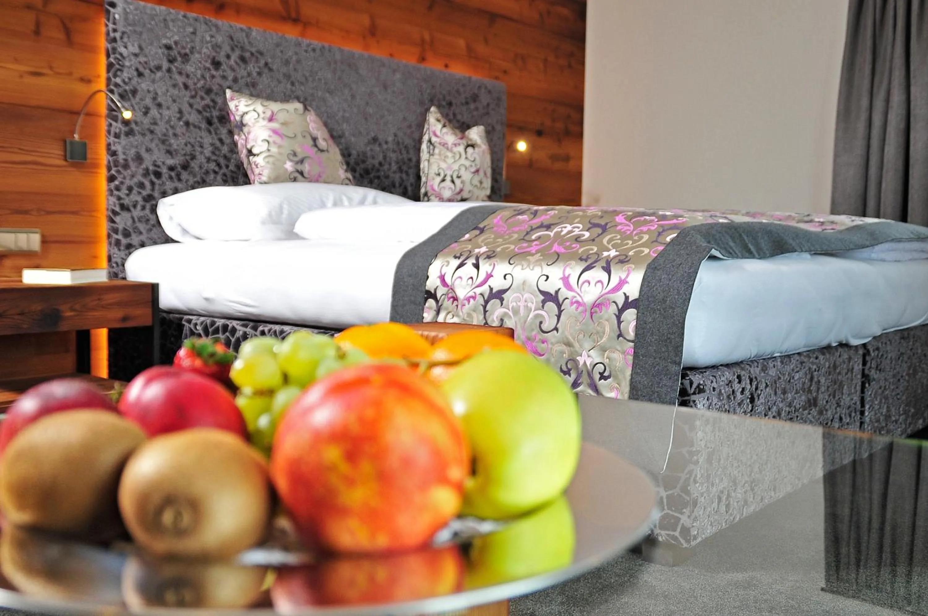 Bed in Hotel Restaurant Kirchsteiger