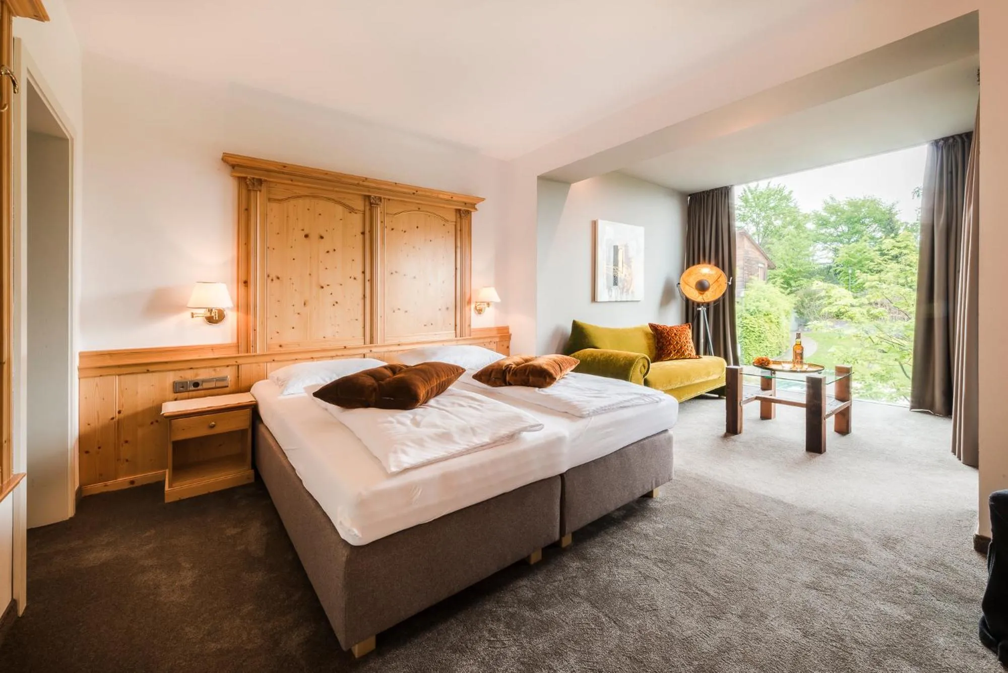 Bed in Hotel Restaurant Kirchsteiger