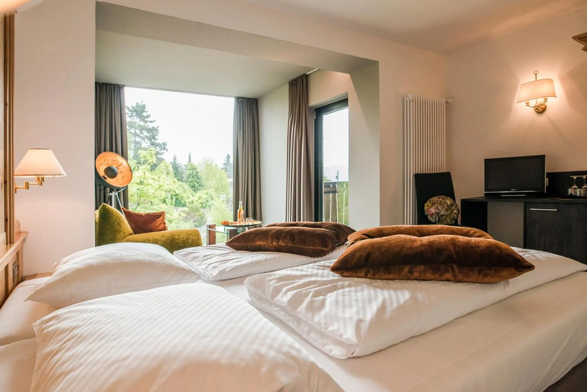 Bed in Hotel Restaurant Kirchsteiger