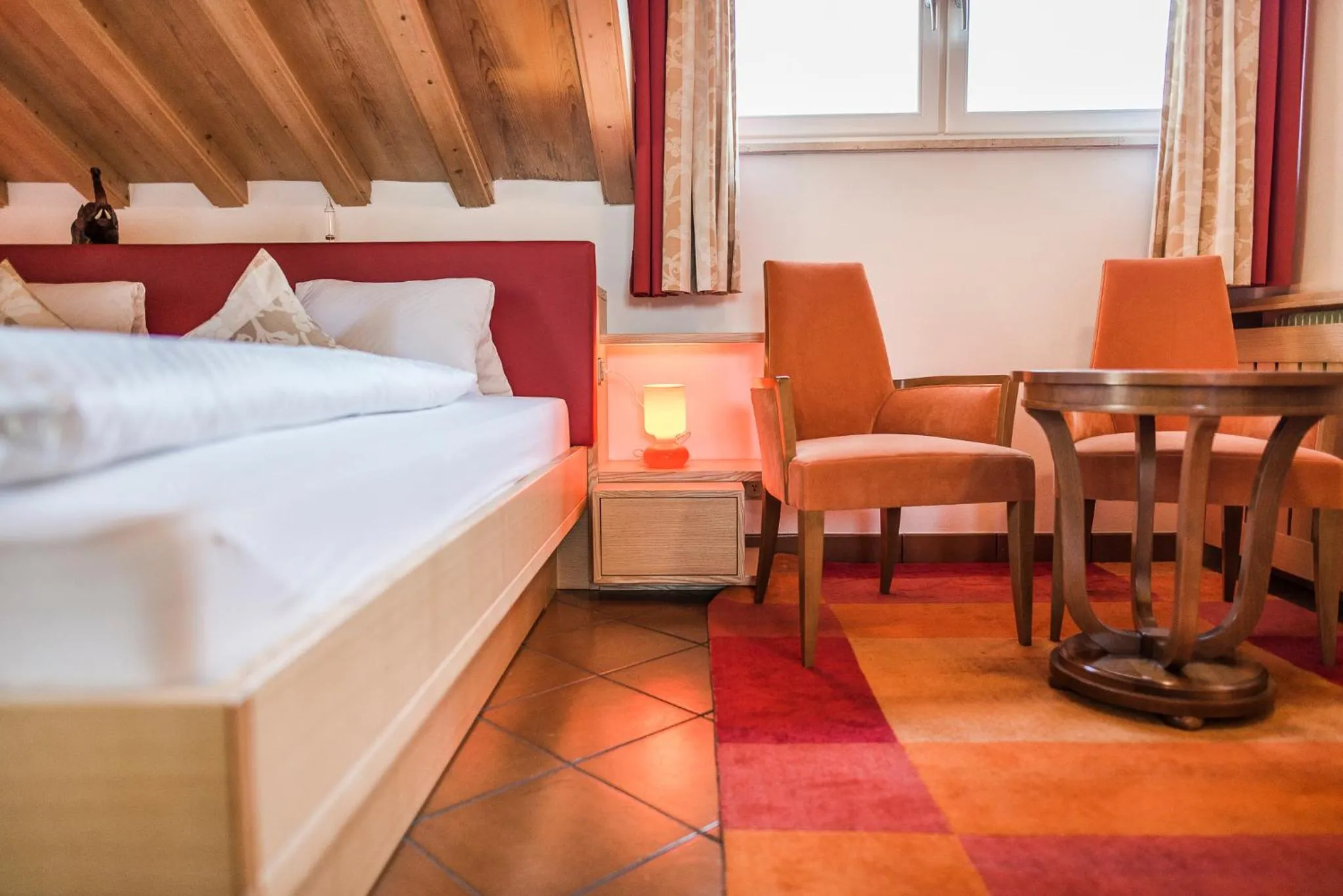Decorative detail, Bed in Hotel Restaurant Kirchsteiger
