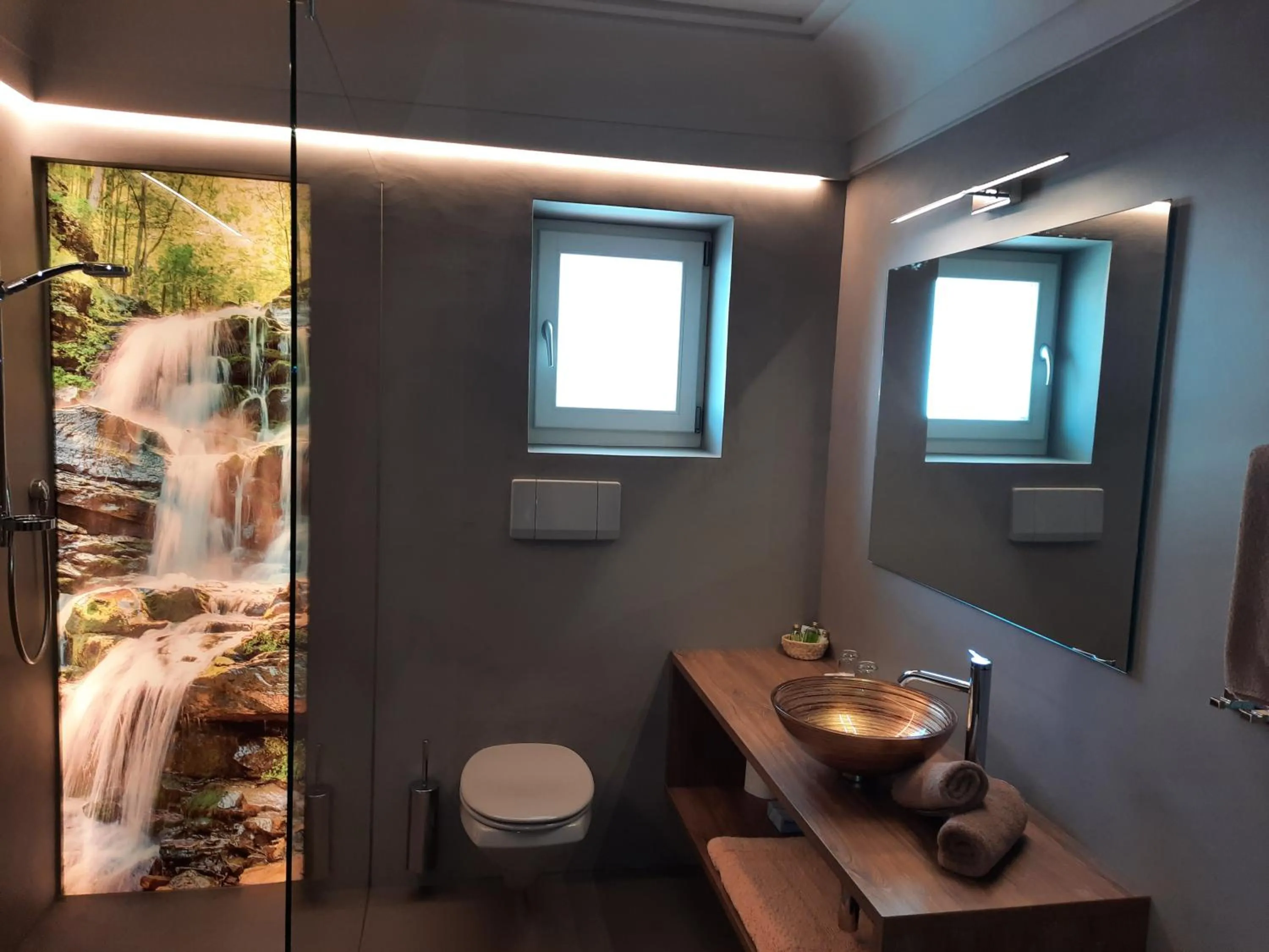 Bathroom in Hotel Restaurant Kirchsteiger
