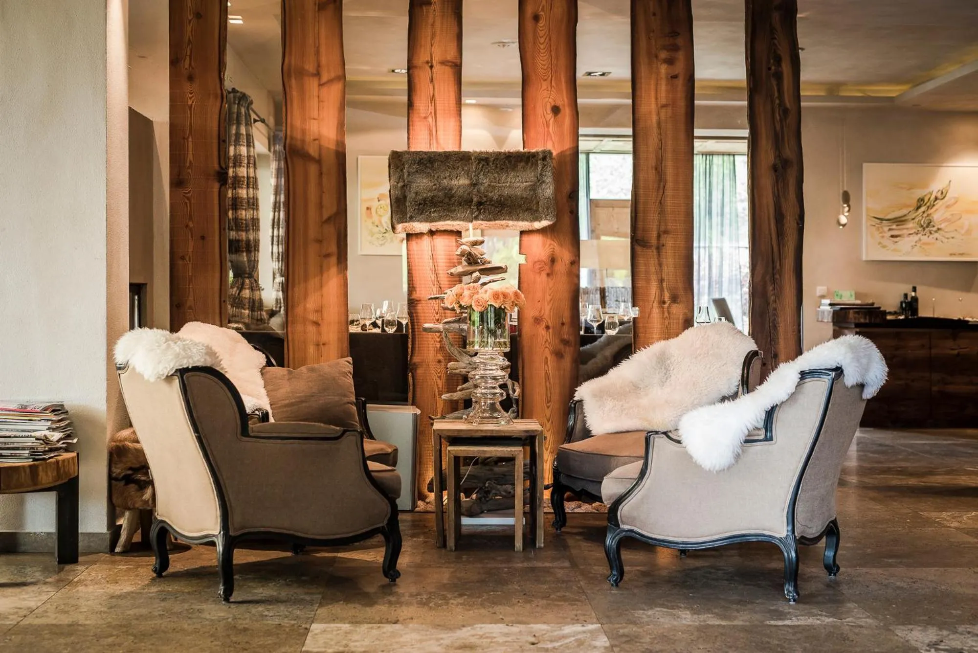 Decorative detail in Hotel Restaurant Kirchsteiger