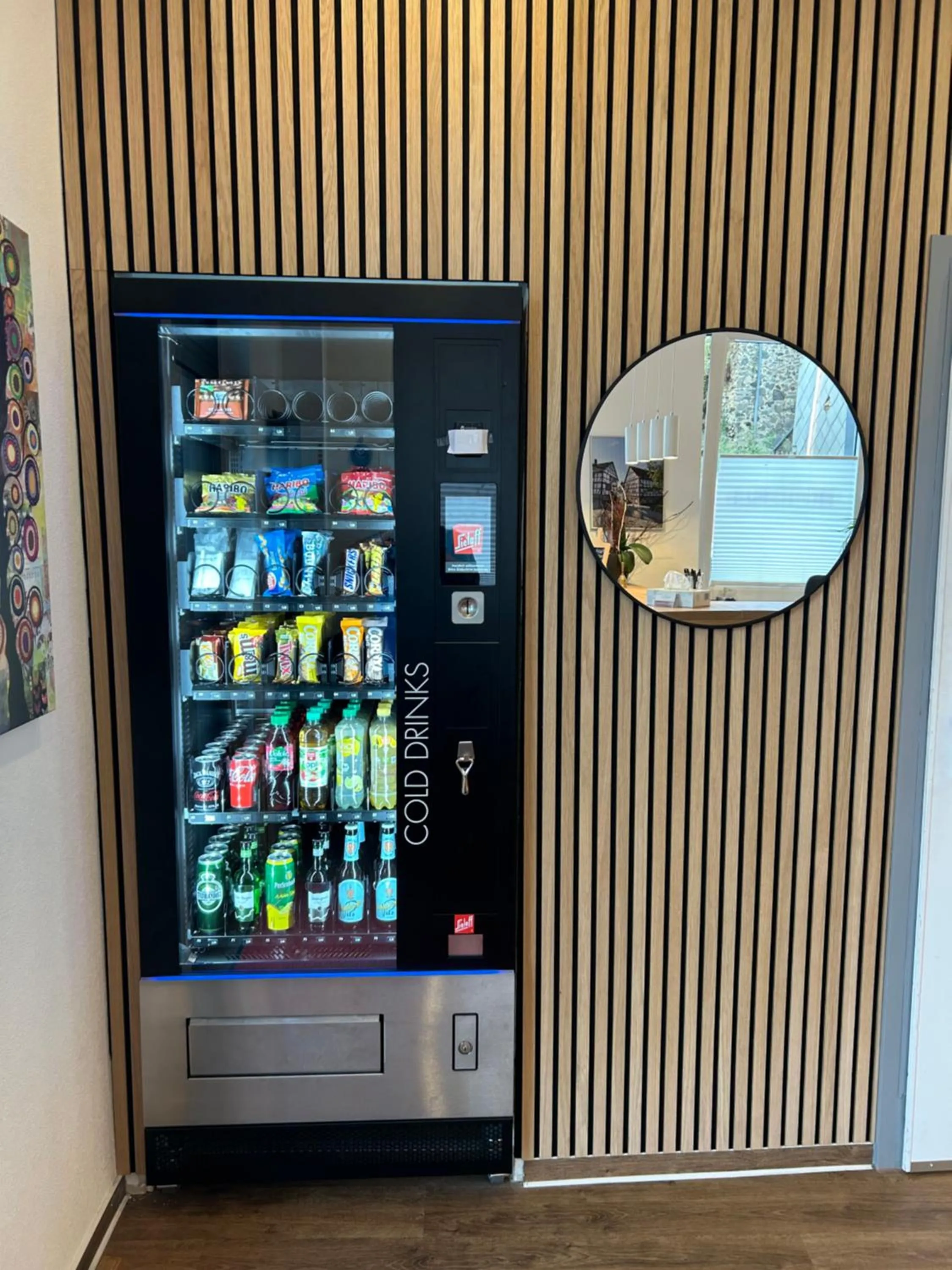 vending machine in Burghotel Homberg