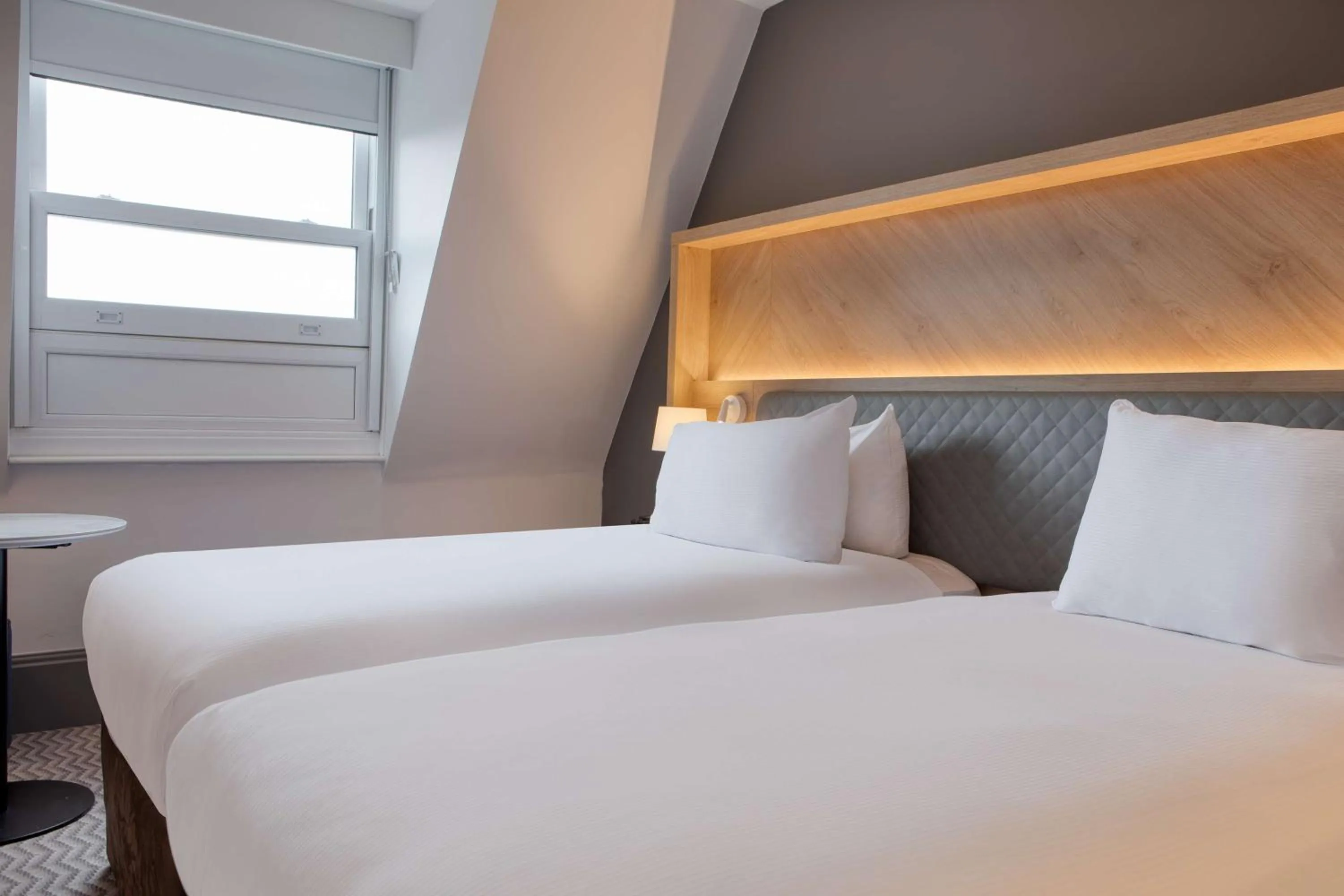 Bed in Hilton Nottingham Hotel