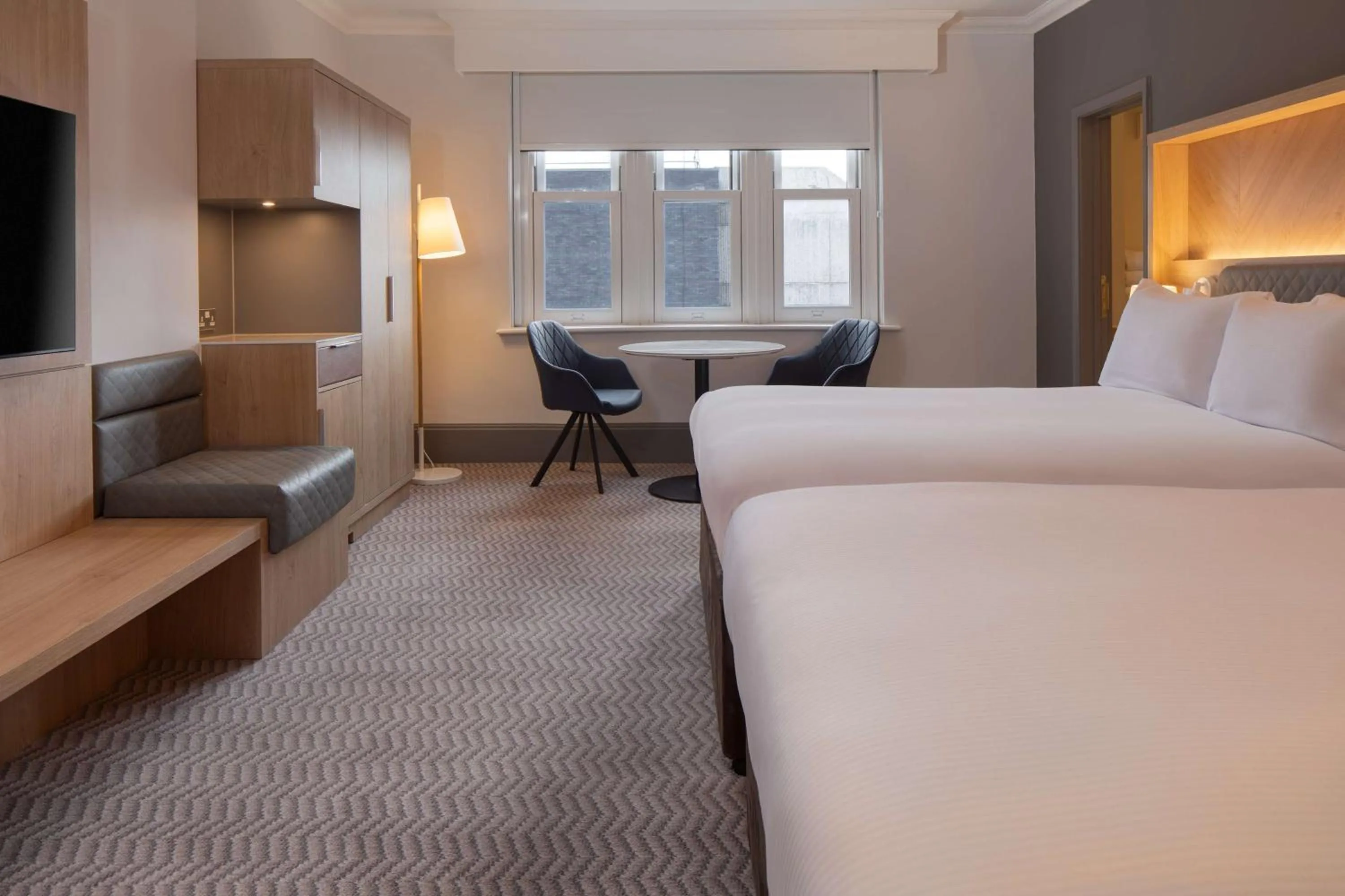 Bed in Hilton Nottingham Hotel