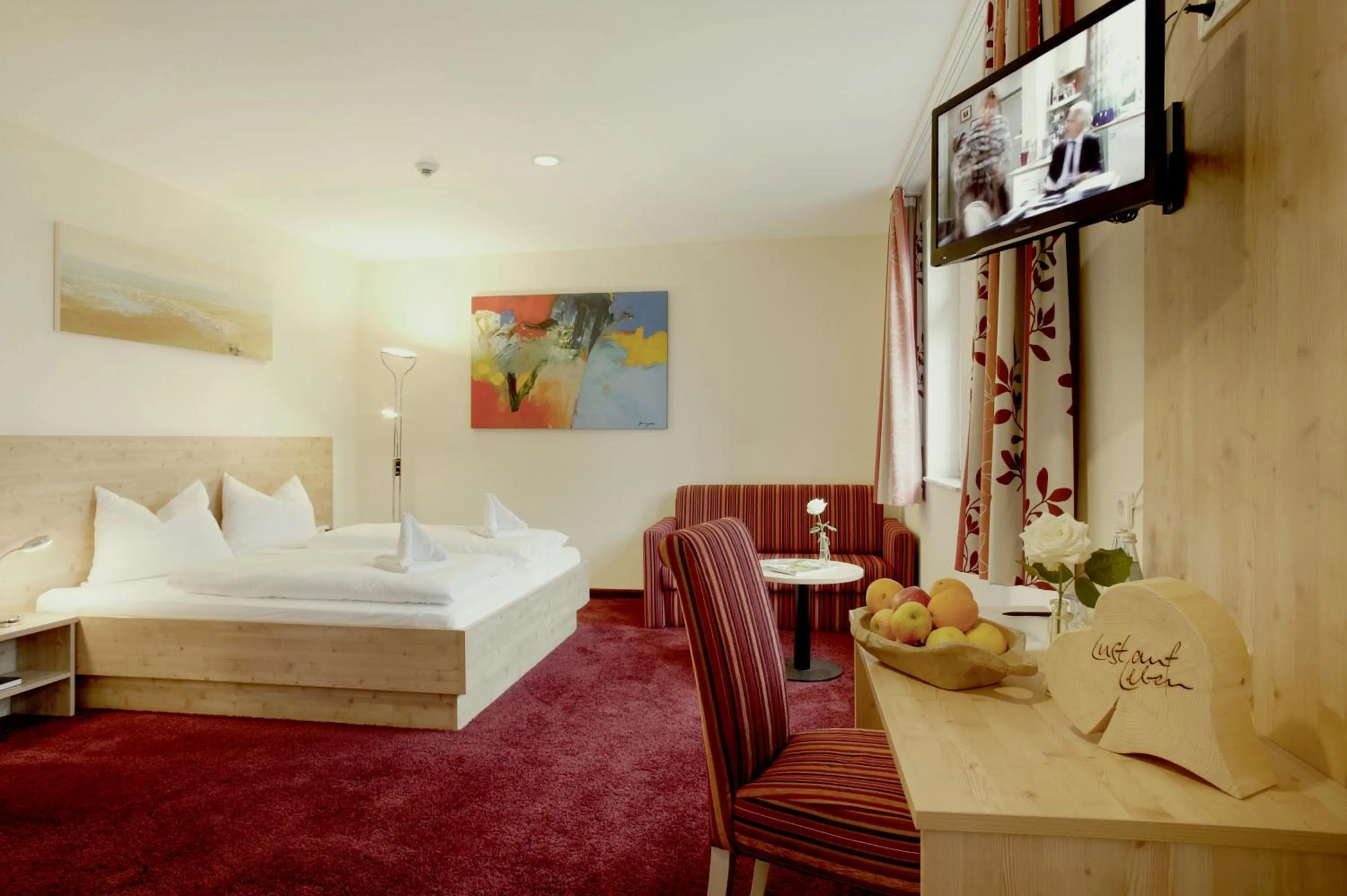 Photo of the whole room, Bed in Natur- und Sporthotel Zuflucht