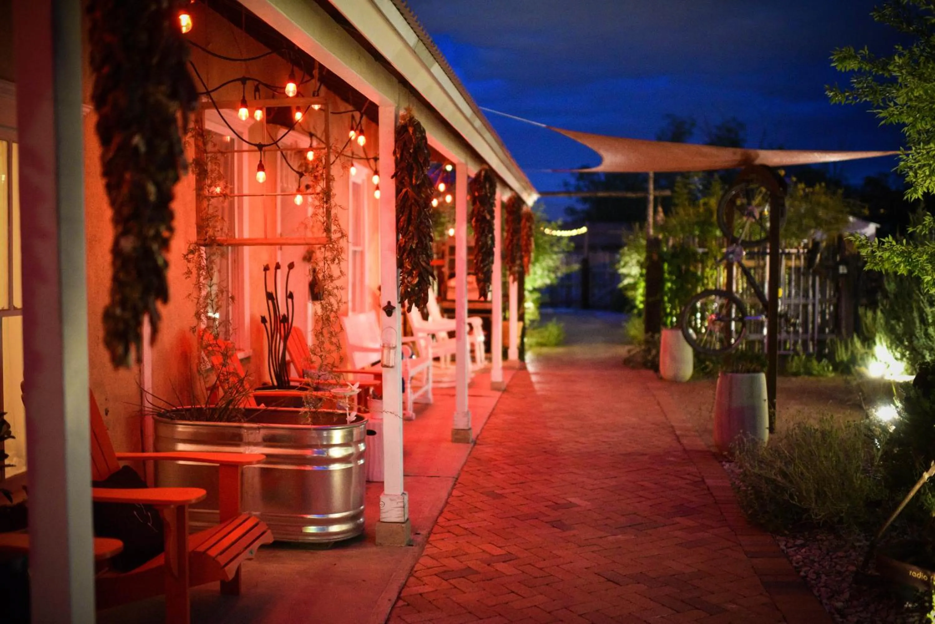 Patio in Painted Lady Bed & Brew