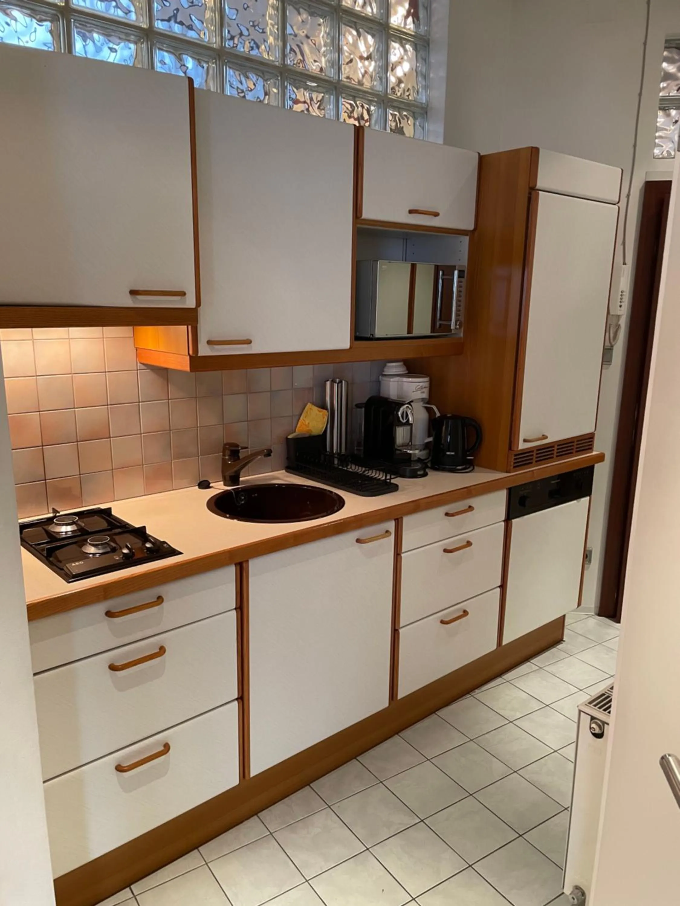 Kitchen or kitchenette in Gasthof Schwabl Wirt