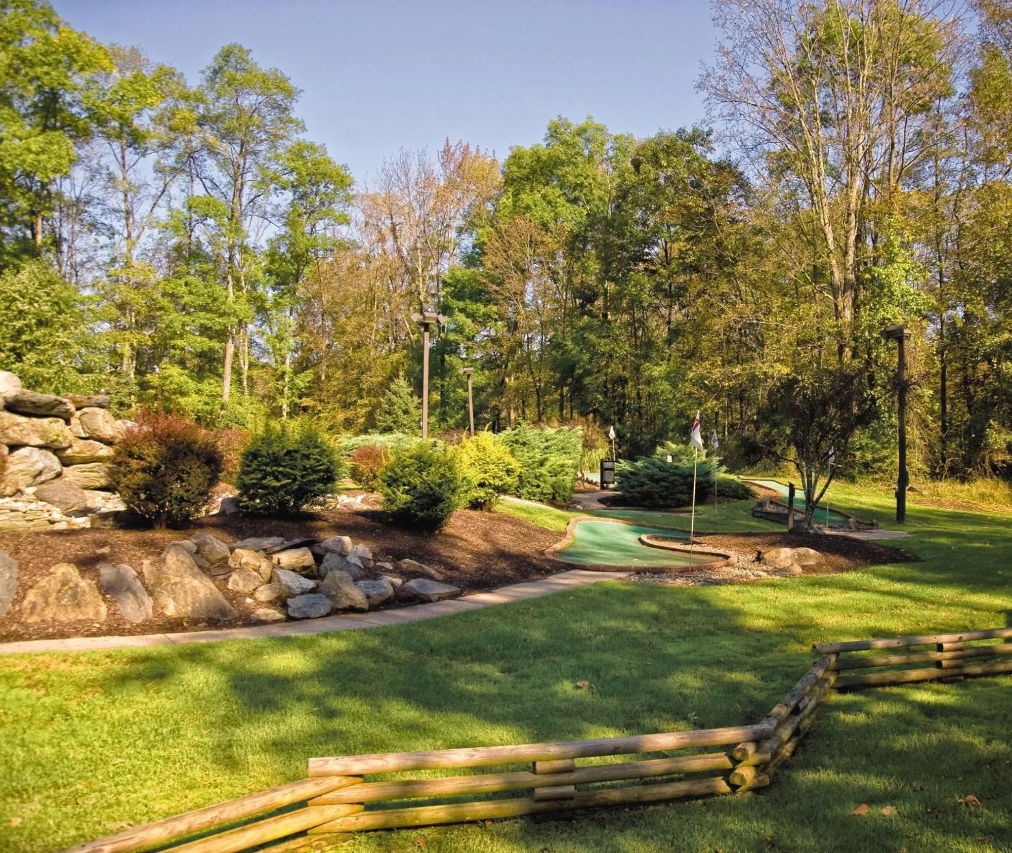 Minigolf in Pocono Villas Resort