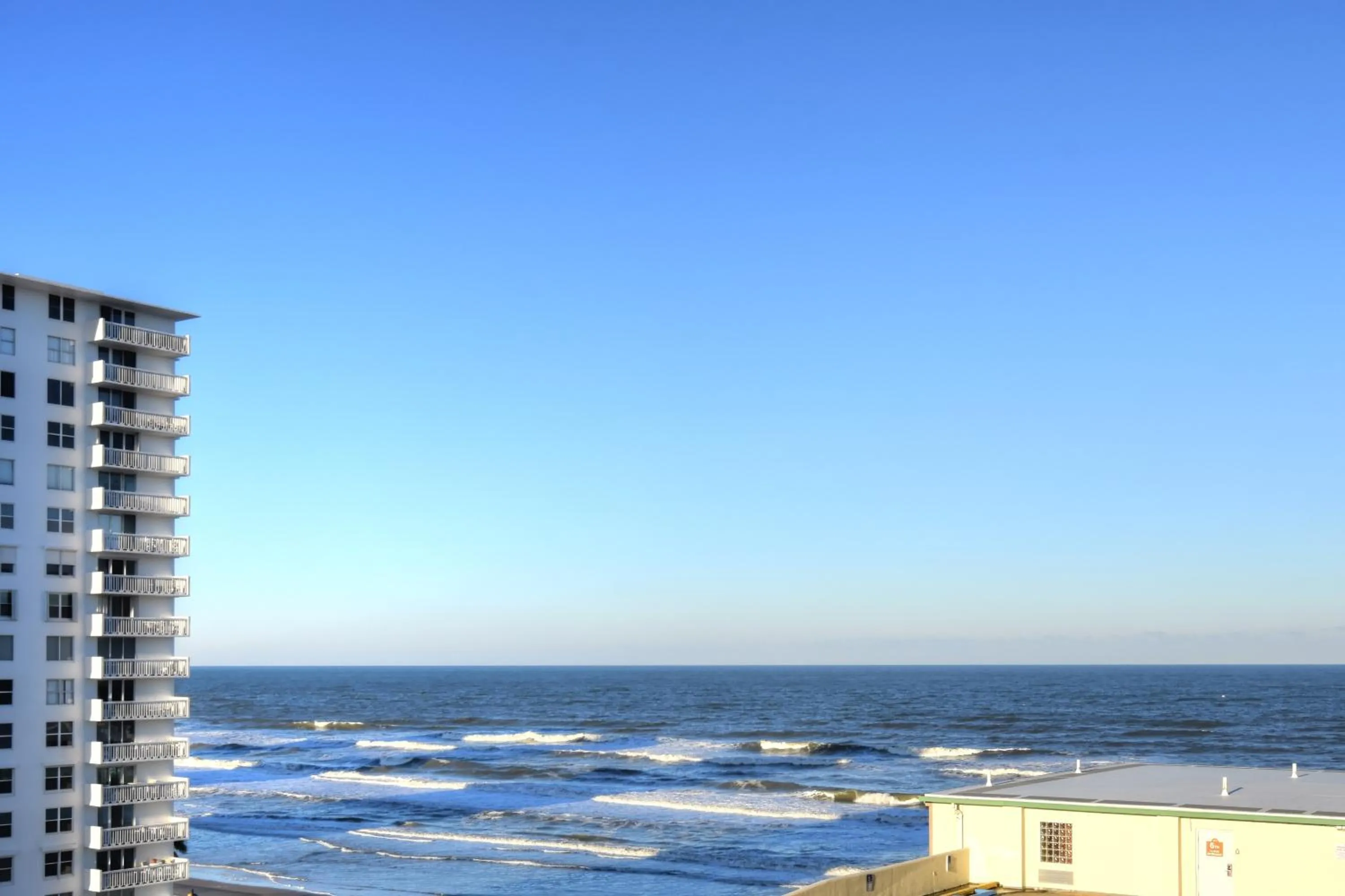 Balcony/Terrace in Ocean view studio condo.