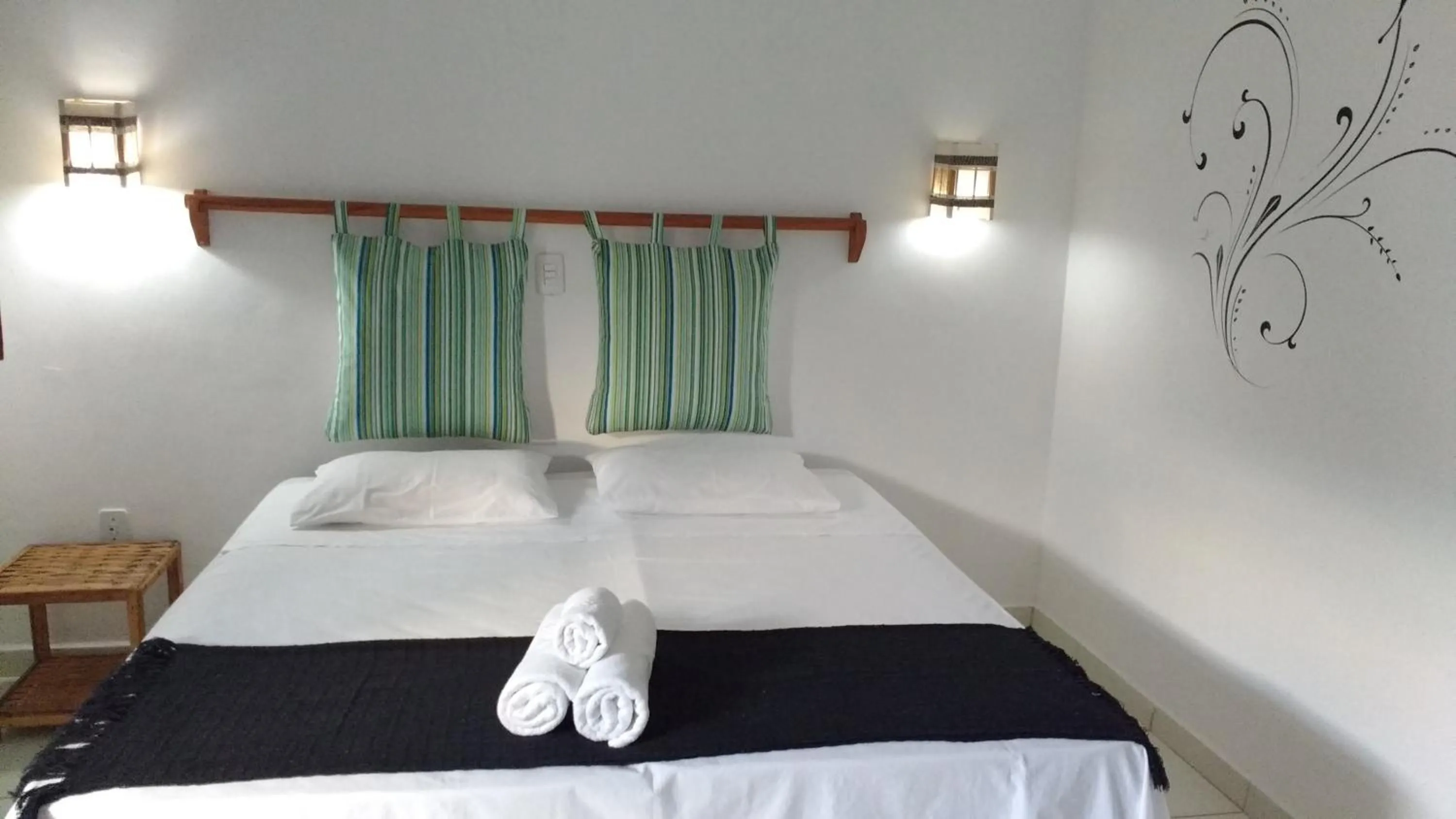 Bed in Pousada Manhã Dourada