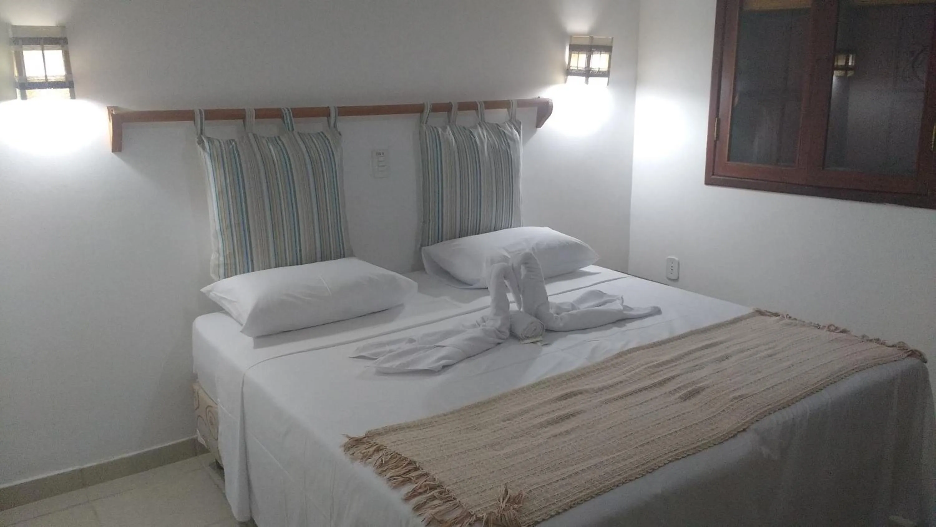 Bed in Pousada Manhã Dourada