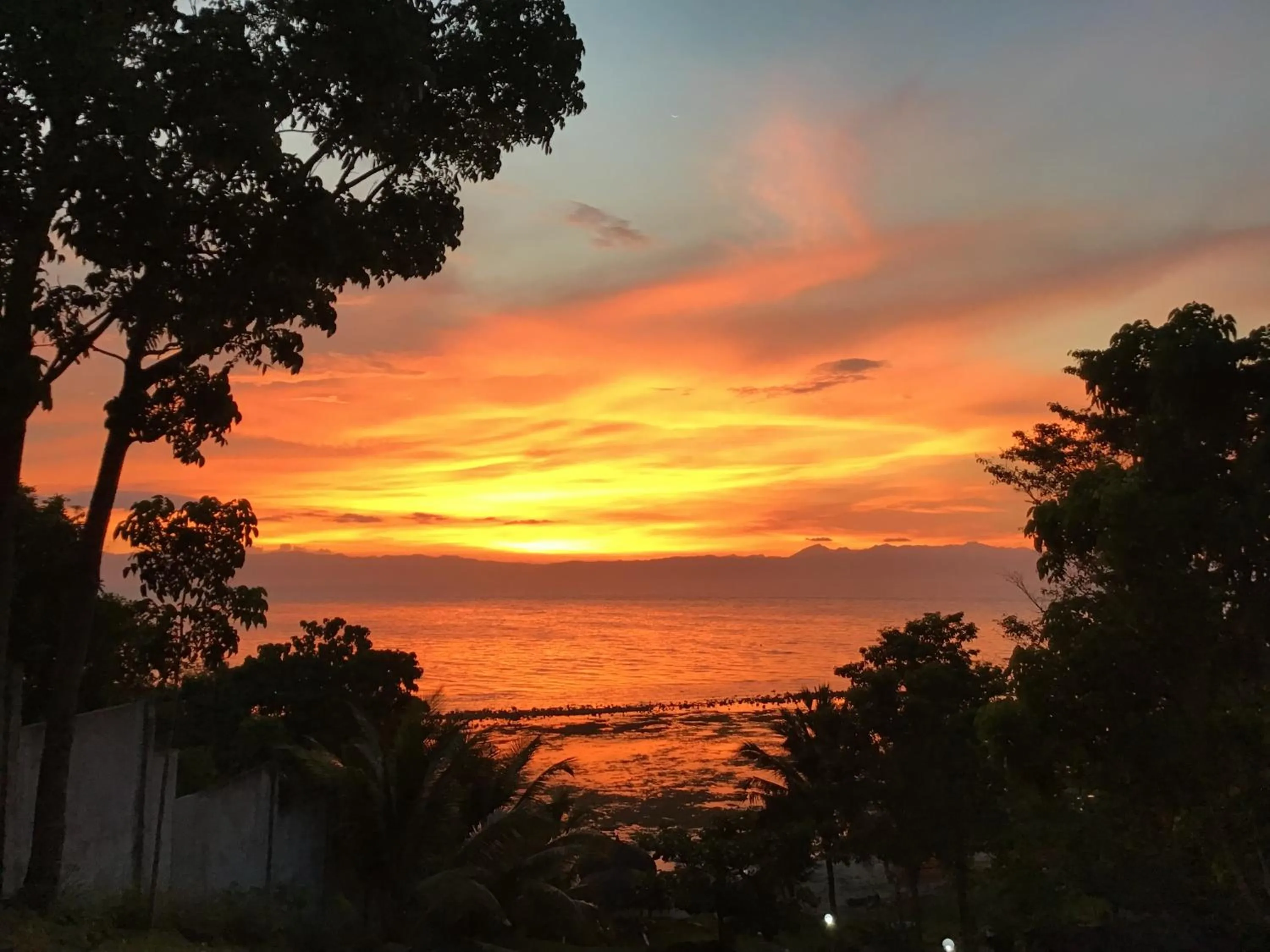 Sea view in Cuestas Beach Resort and Restaurant