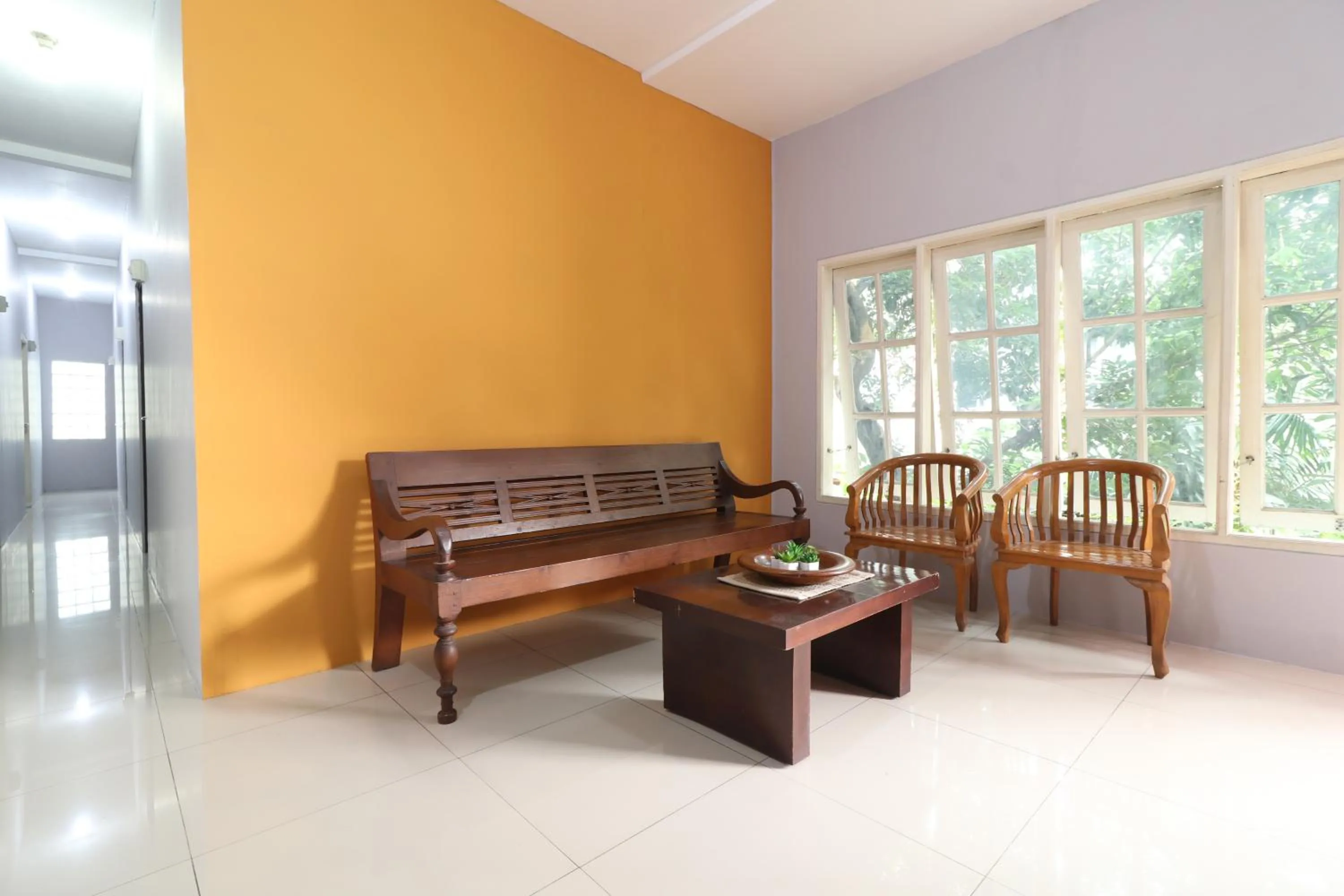 Seating area in Bedur Homestay Syariah