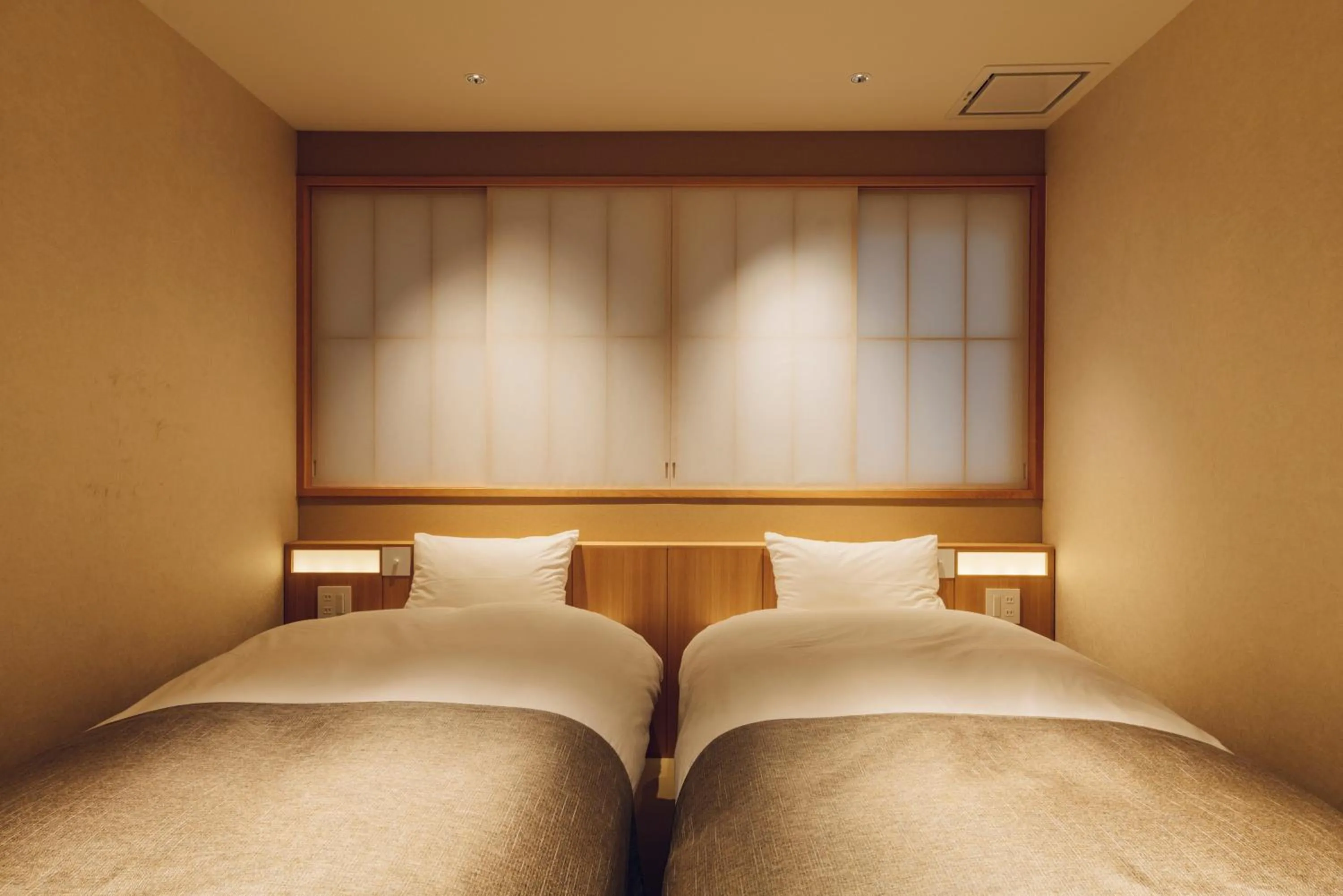 Bed in Asahi House Kyoto Dog Friendly