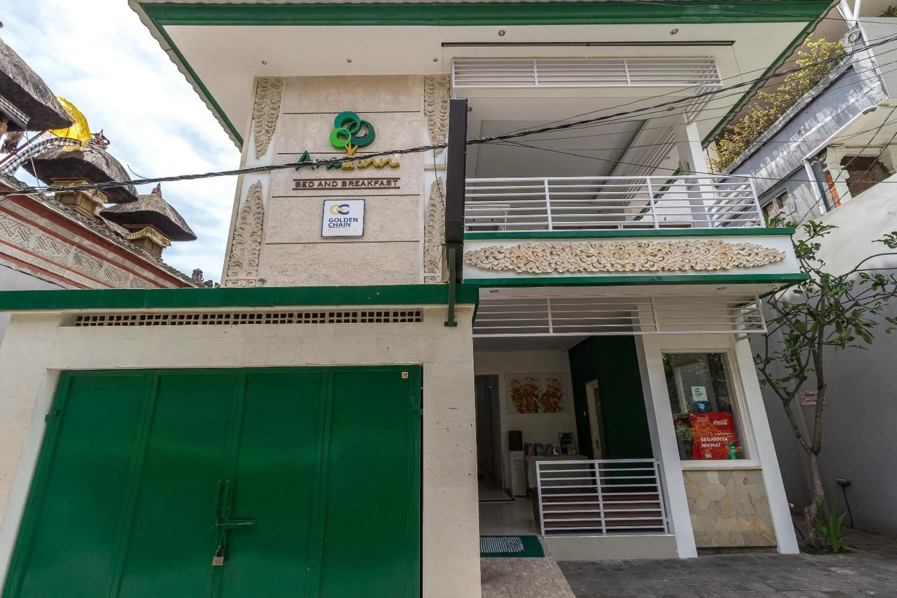 Facade/entrance in Ara Inn Bed And Breakfast by ecommerceloka Facade/entrance in Ara Inn Bed And Breakfast by ecommerceloka