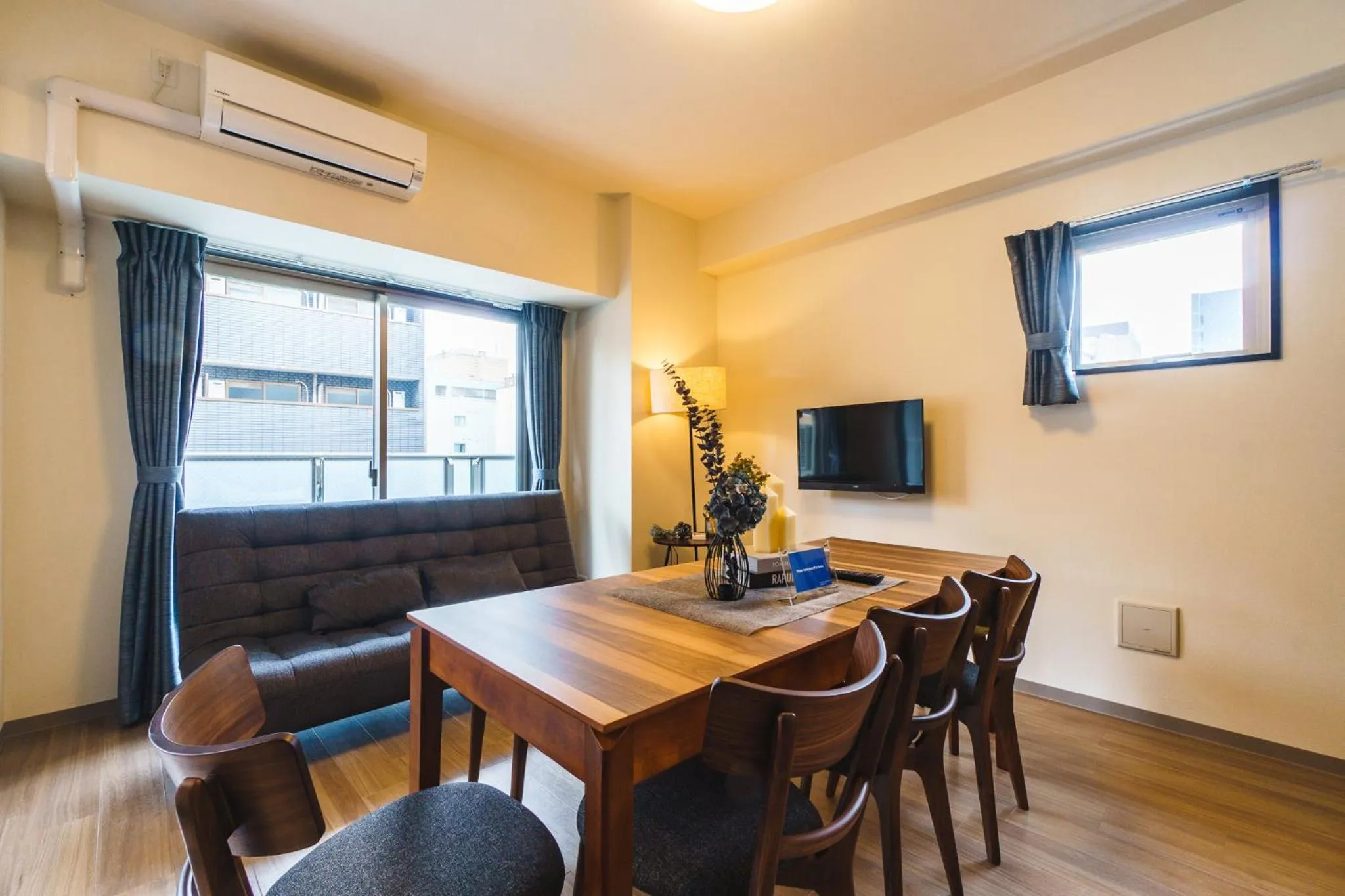 Living room in IKIDANE Residential Hotel SHIMANOUCHI