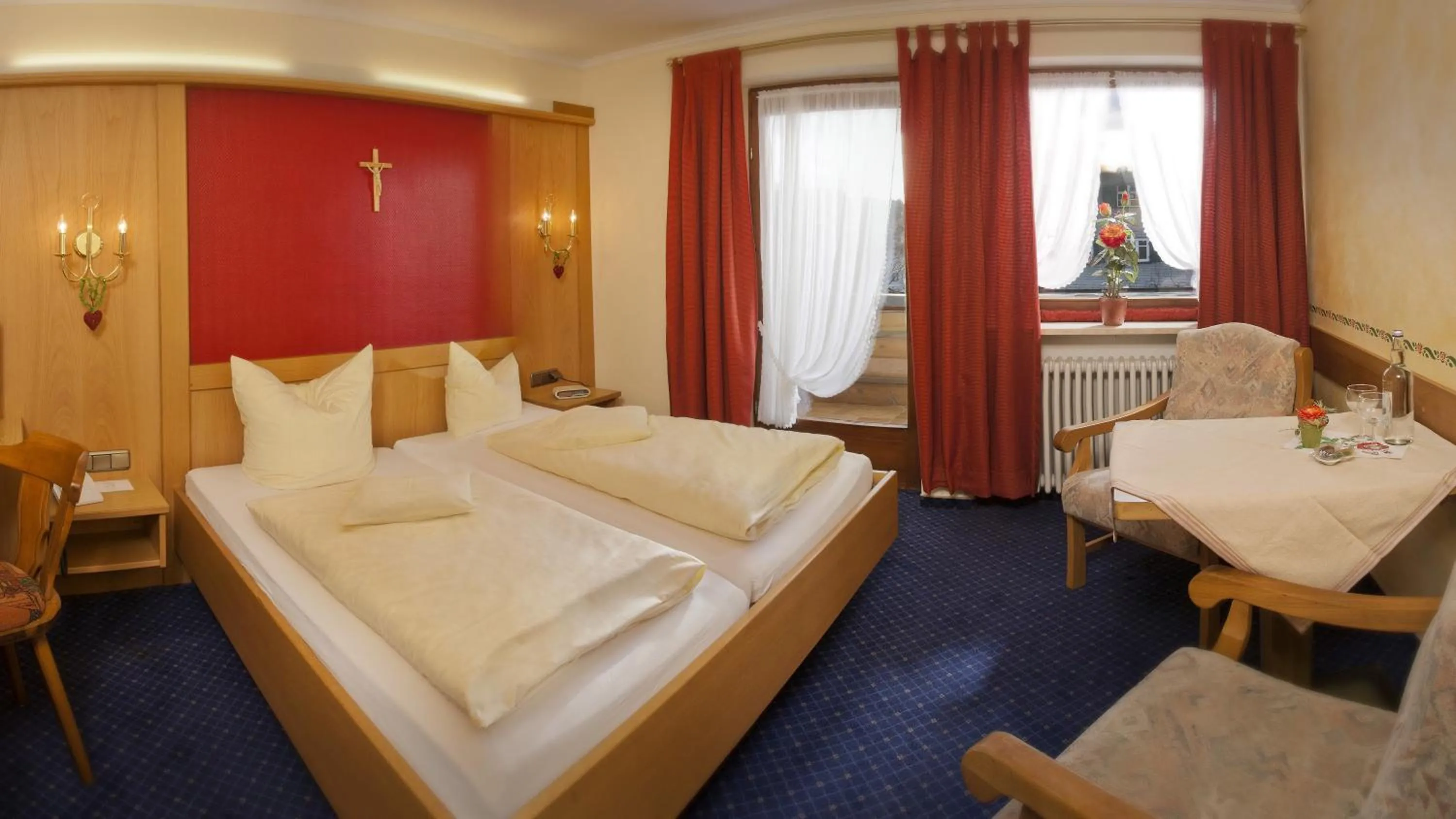 Photo of the whole room, Bed in Hotel Gasthof Rose