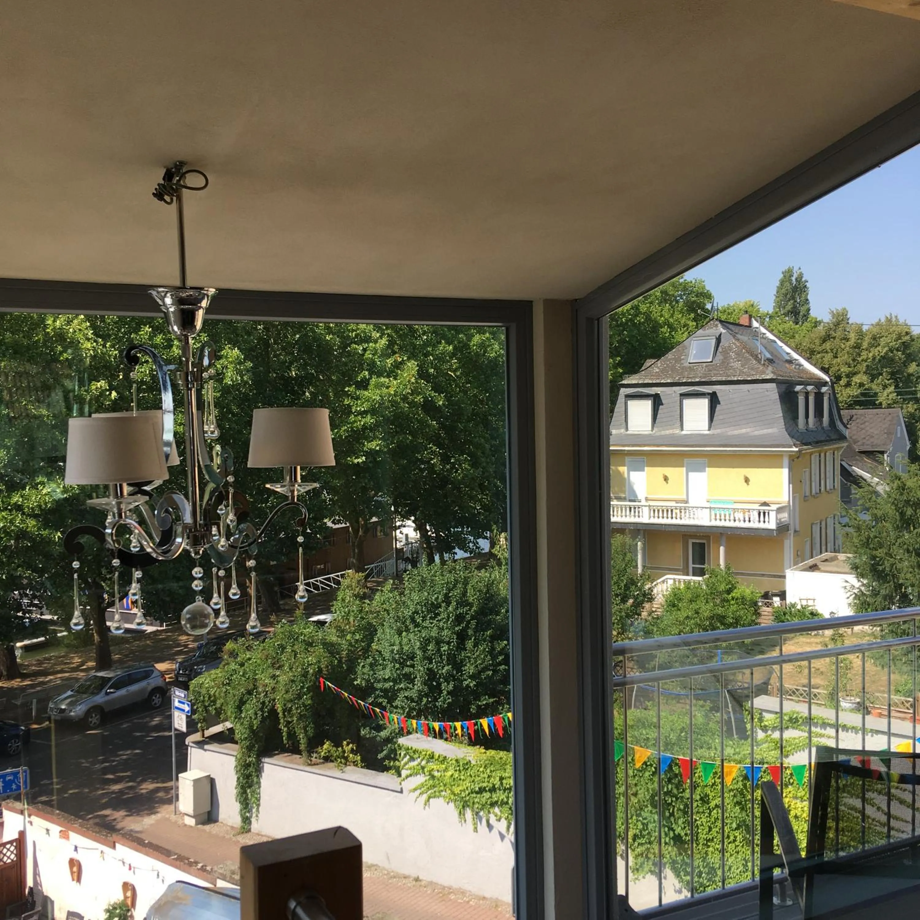 Garden view in Schmuckkästle am Hafen