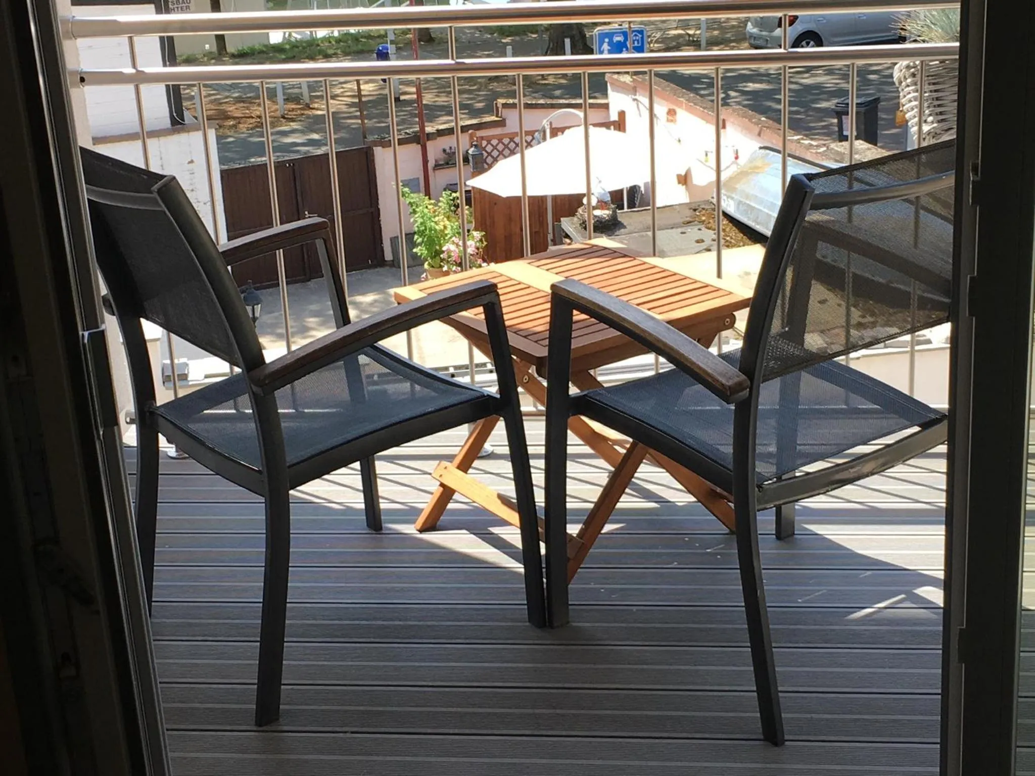 Balcony/Terrace in Schmuckkästle am Hafen