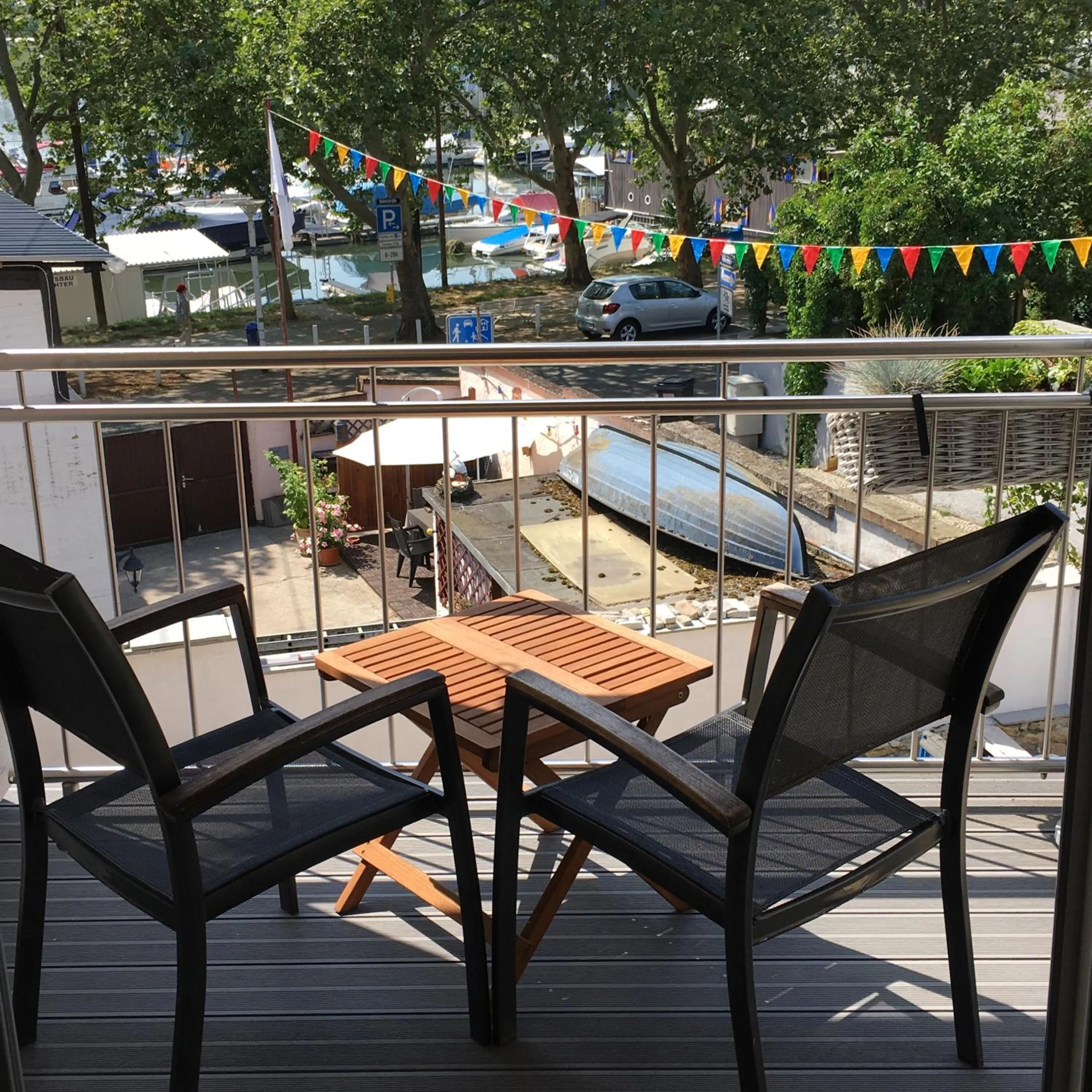 Balcony/Terrace in Schmuckkästle am Hafen
