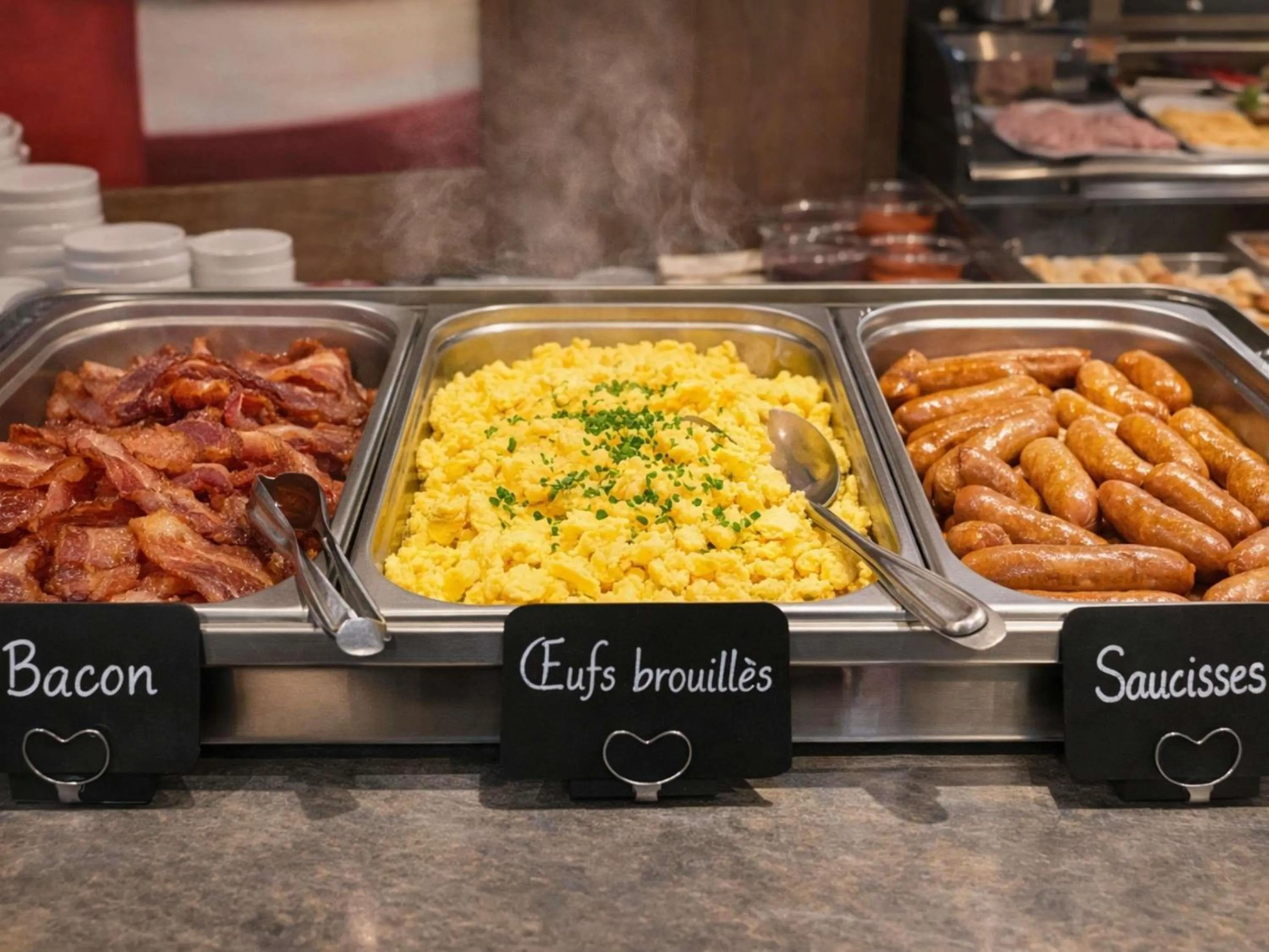 Breakfast in IBIS Cannes Mouans Sartoux Piscine parking gratuit