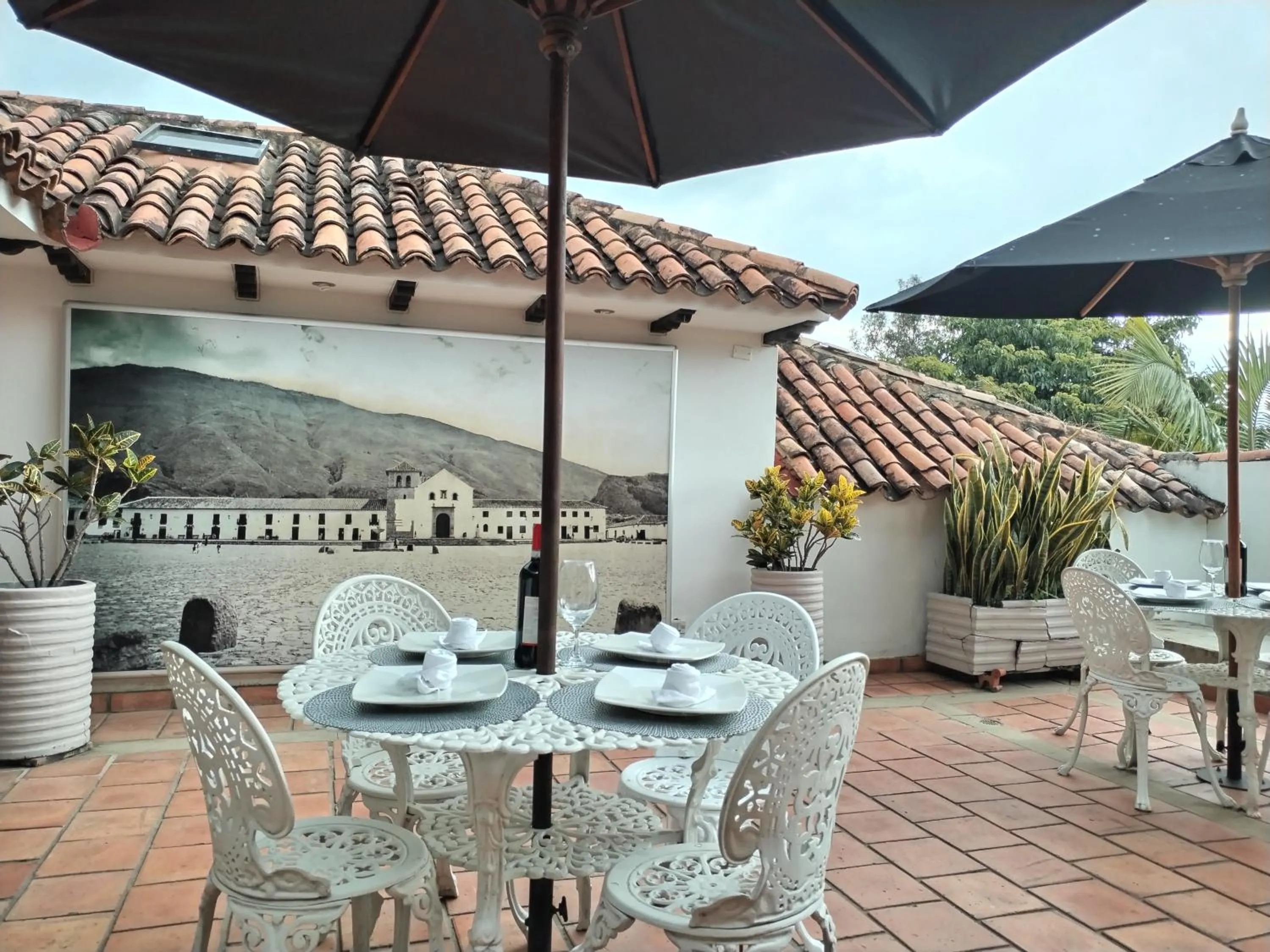 Balcony/Terrace in Santa Maria de Leyva hotel boutique