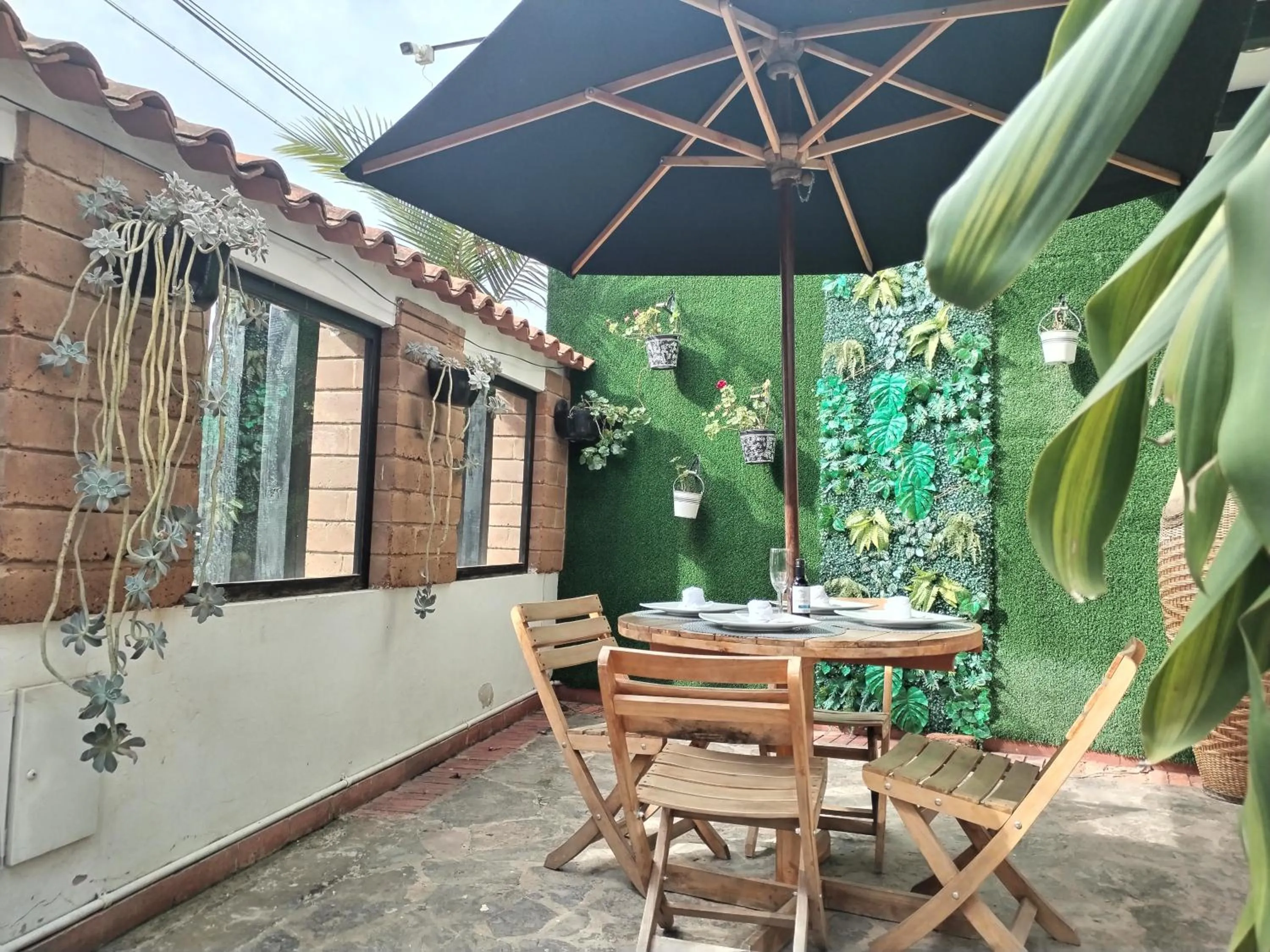 Patio in Santa Maria de Leyva hotel boutique