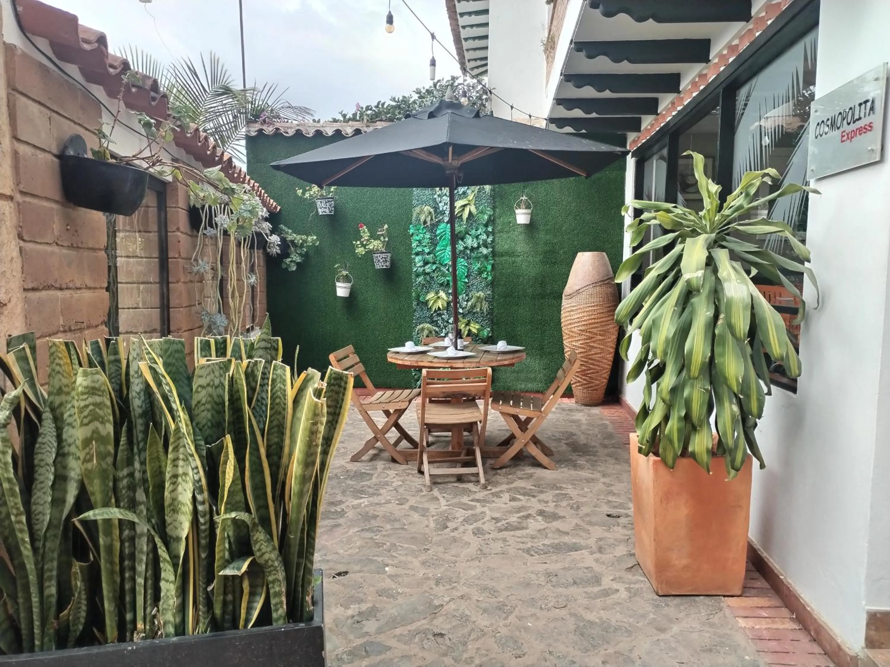 Patio in Santa Maria de Leyva hotel boutique