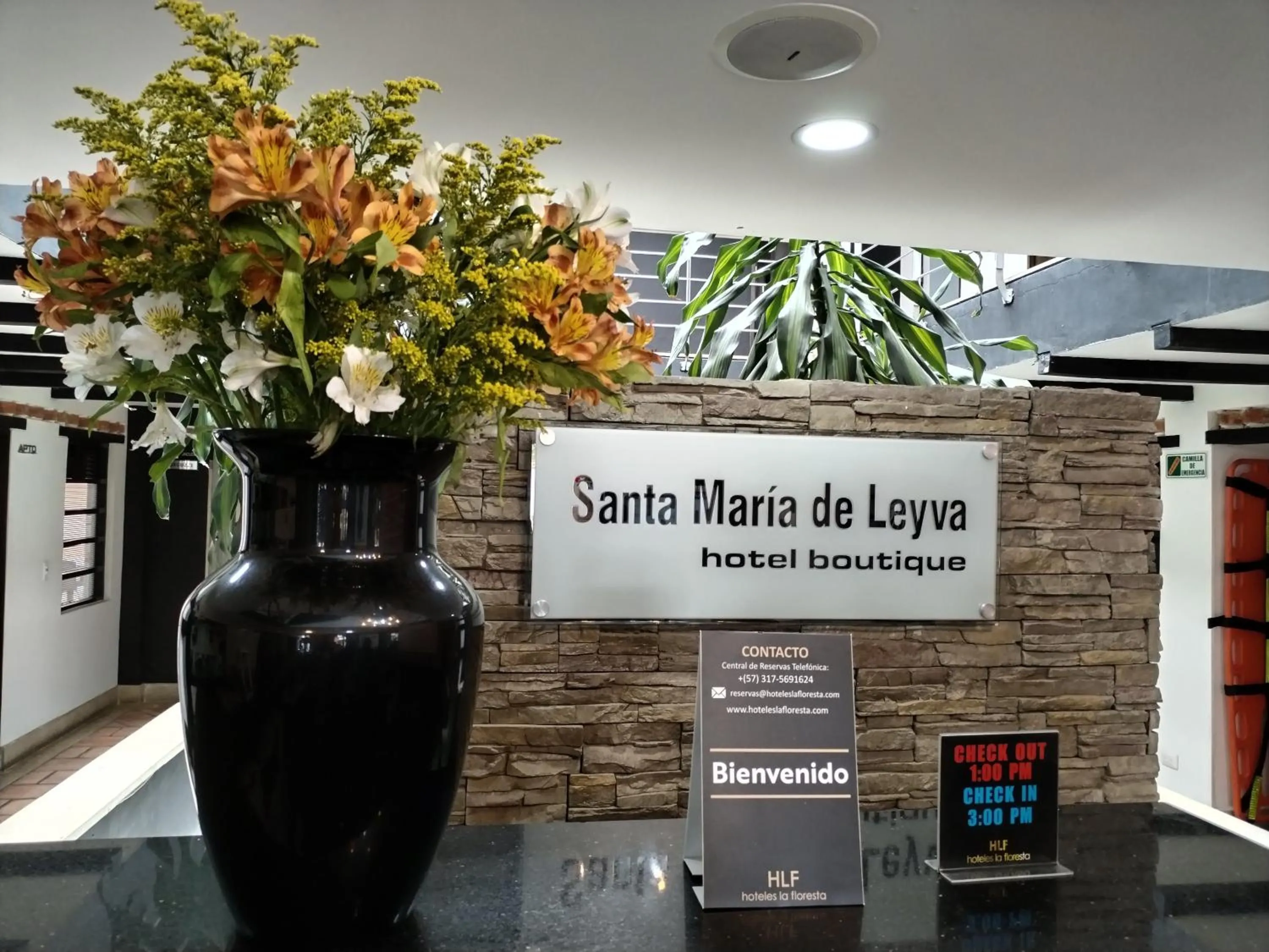 Lobby or reception in Santa Maria de Leyva hotel boutique