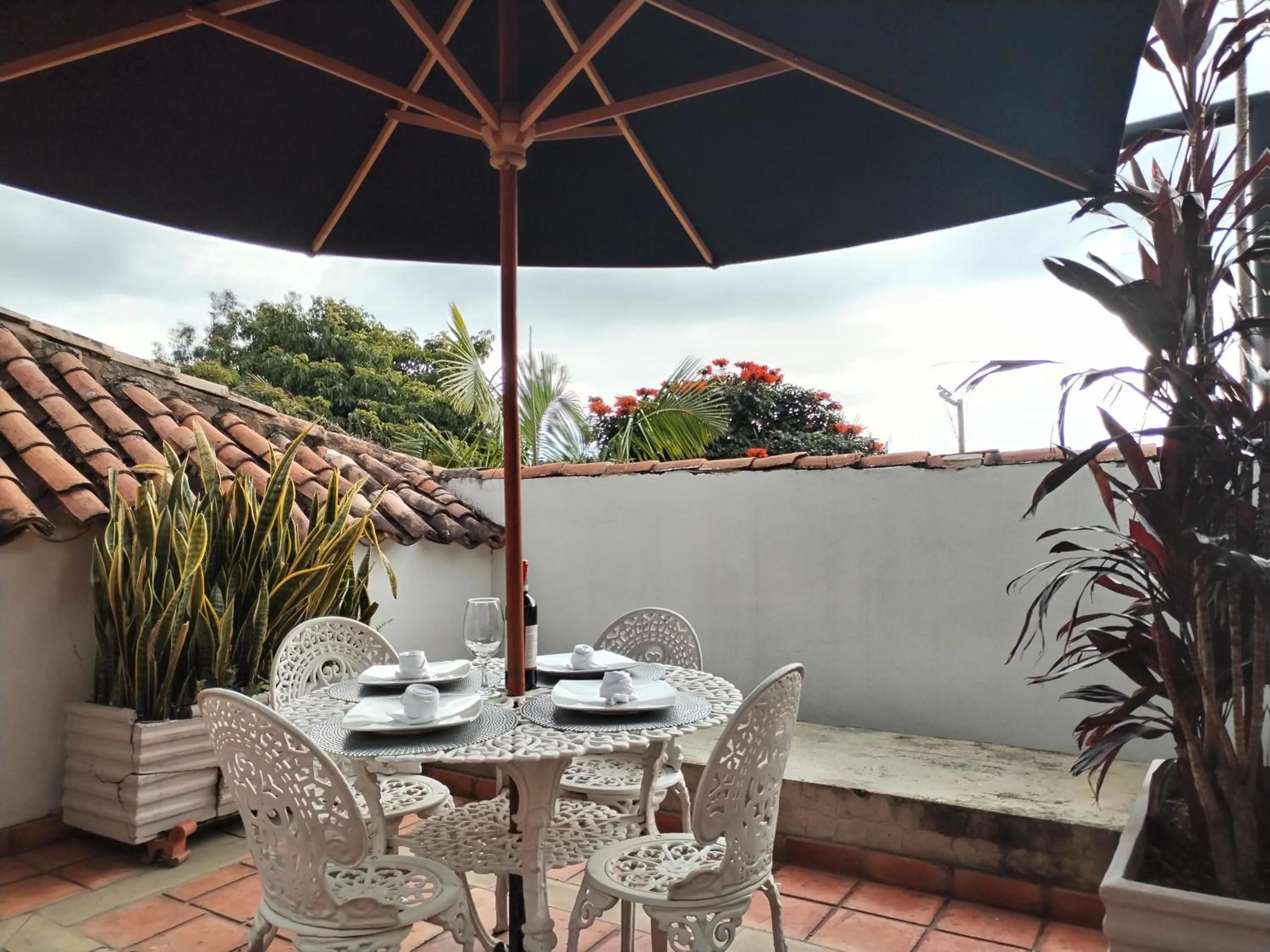Balcony/Terrace in Santa Maria de Leyva hotel boutique
