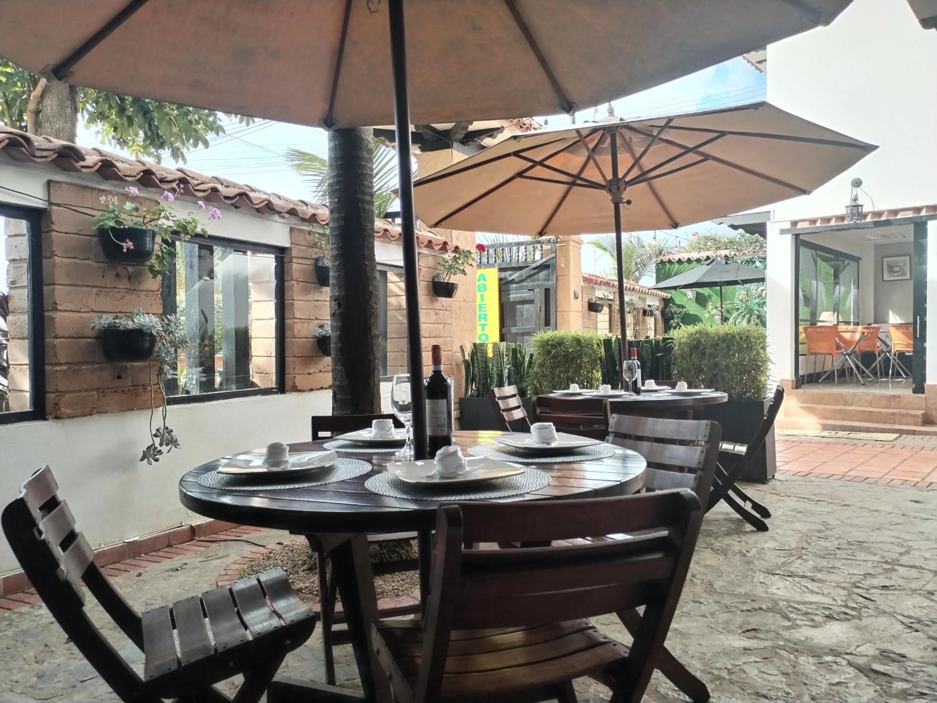 Patio in Santa Maria de Leyva hotel boutique