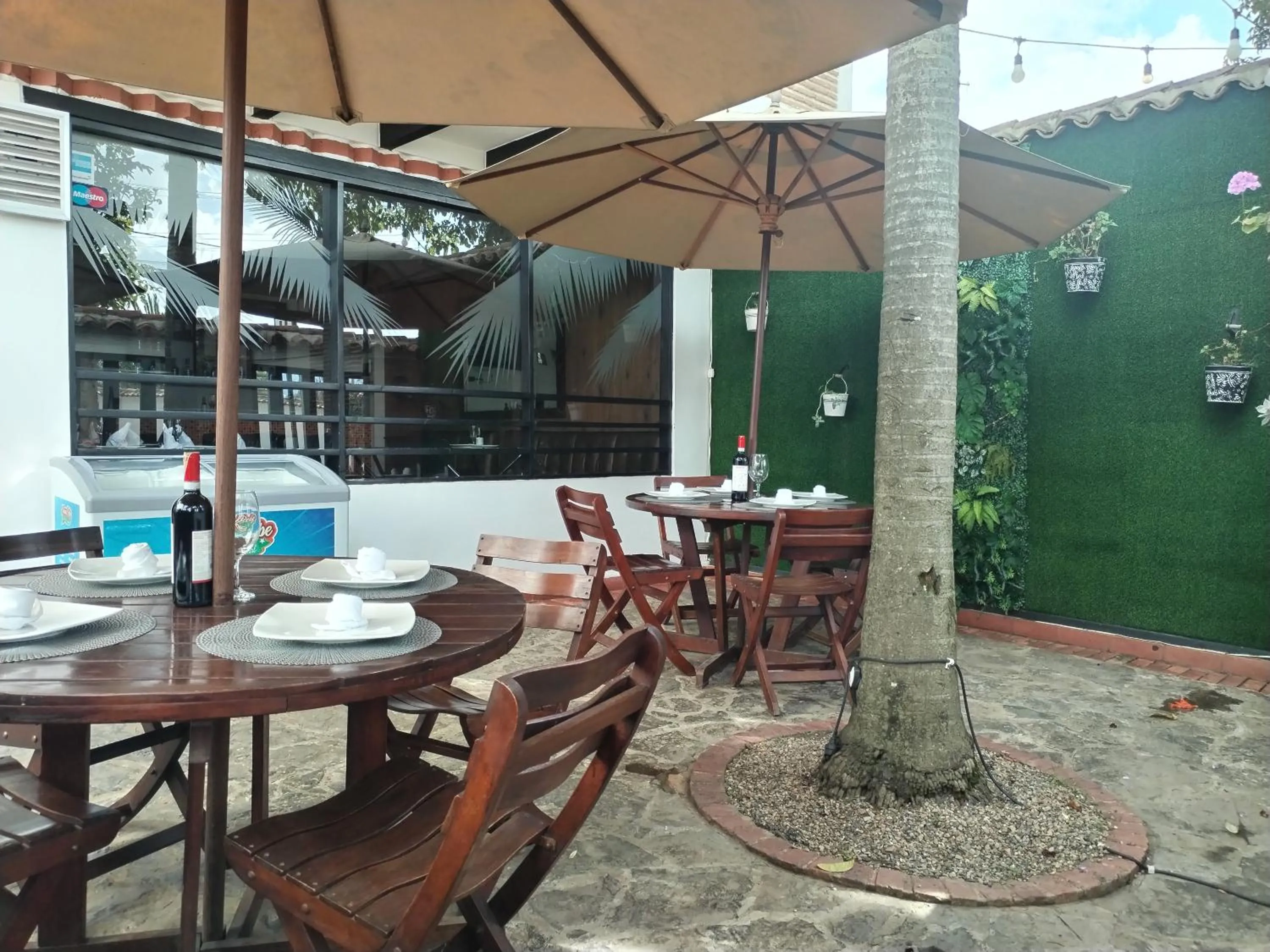 Patio in Santa Maria de Leyva hotel boutique